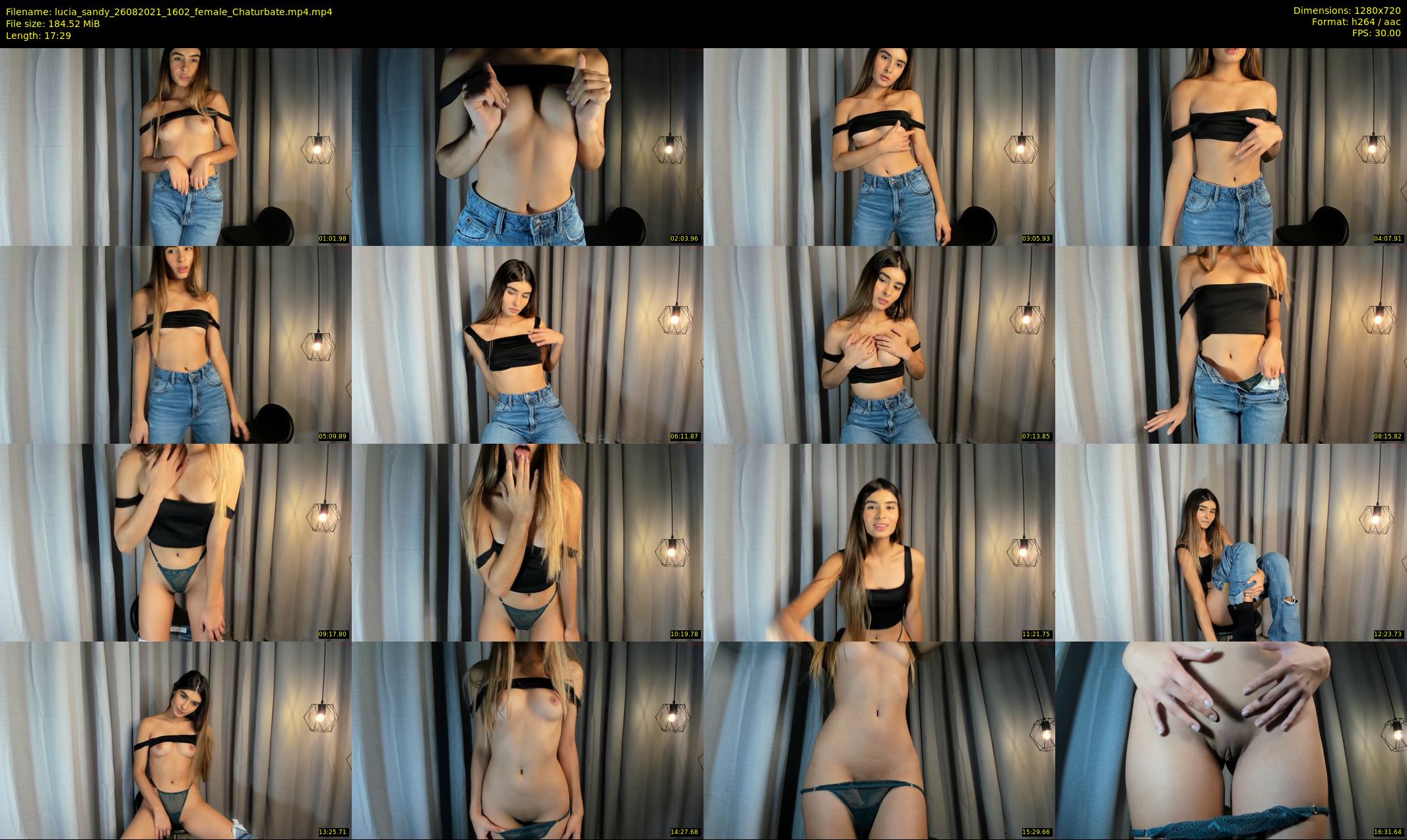 lucia_sandy — 18 minute Chaturbate female cam show recording, 720p, Aug 26, 2021