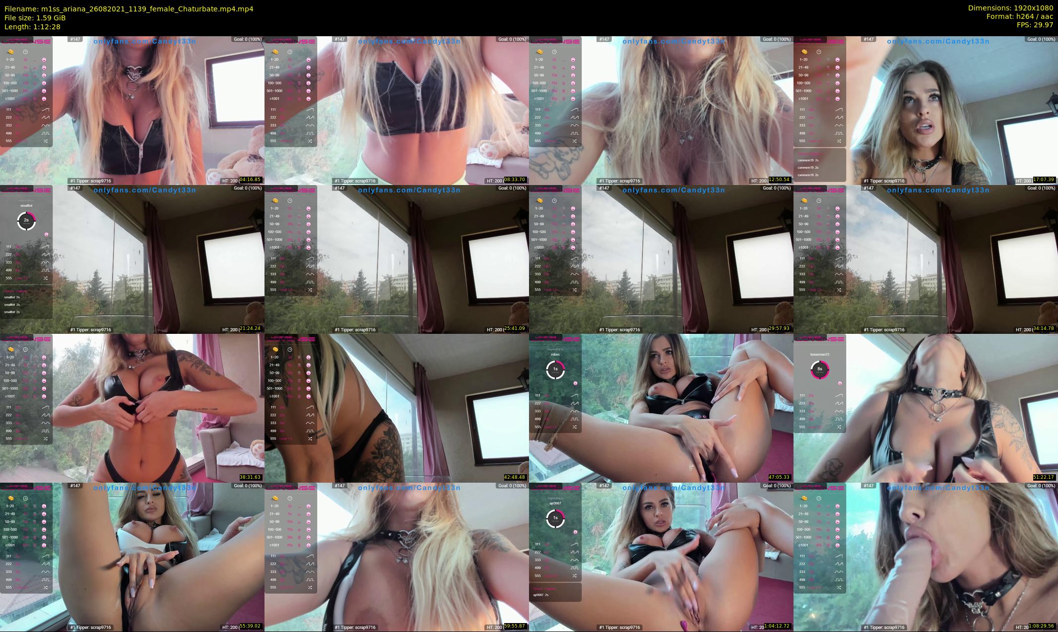 m1ss_ariana — 73 minute Chaturbate female cam show recording, 1080p, Aug 26, 2021