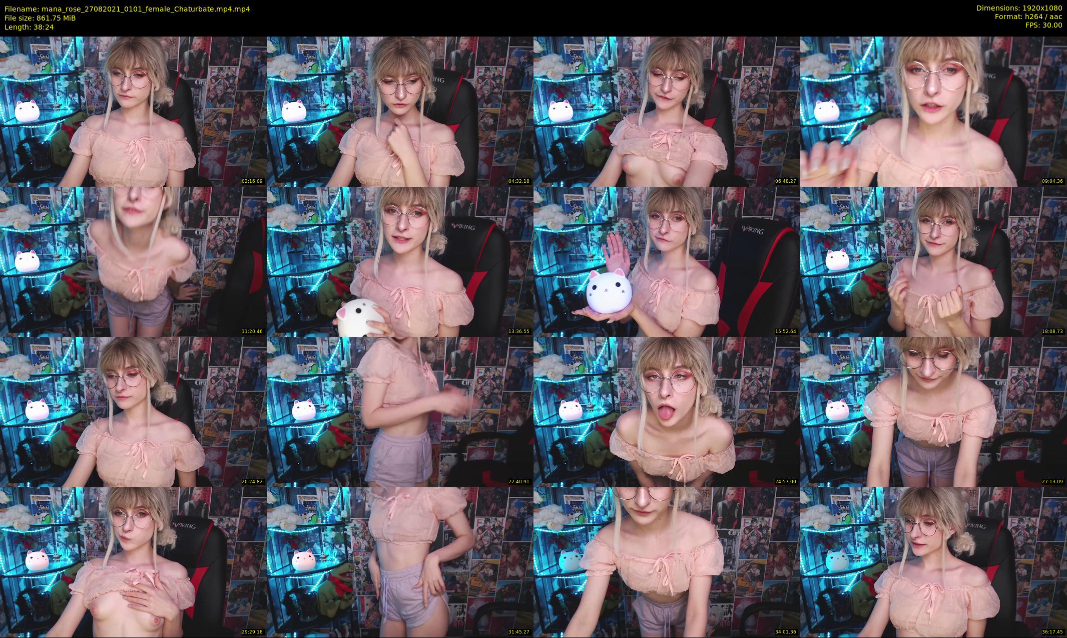 mana_rose — 39 minute Chaturbate female cam show recording, 1080p, Aug 27, 2021