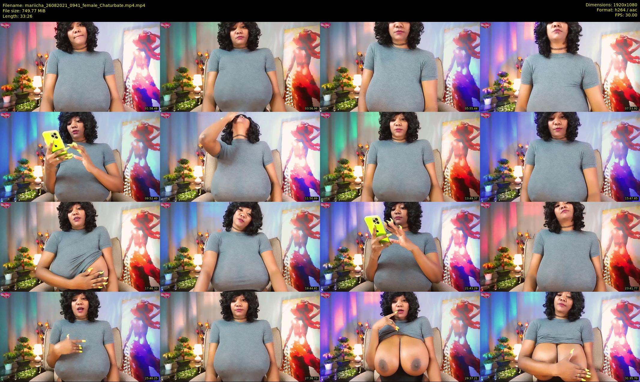 mariicha — 34 minute Chaturbate female cam show recording, 1080p, Aug 26, 2021