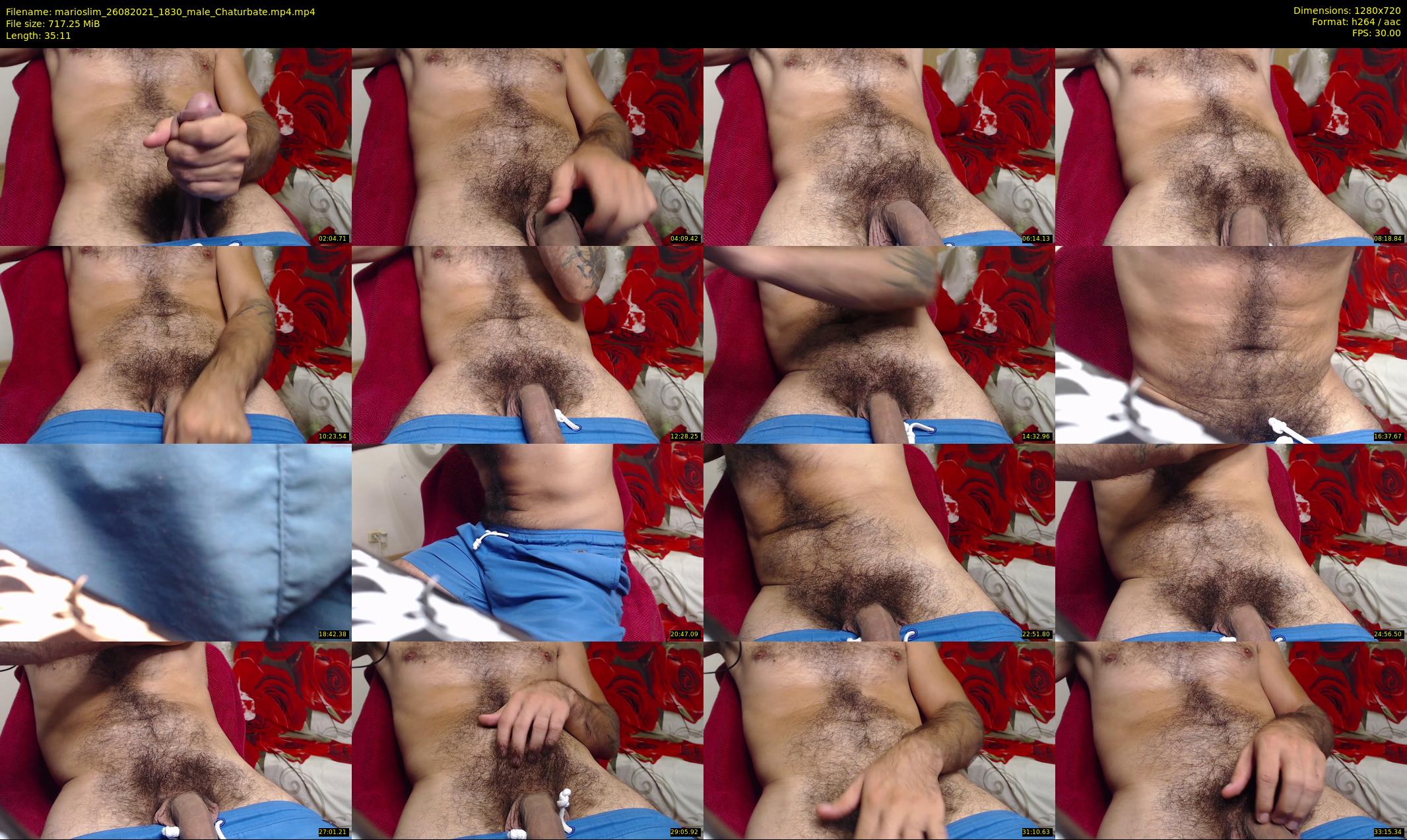 marioslim — 36 minute Chaturbate male cam show recording, 720p, Aug 26, 2021