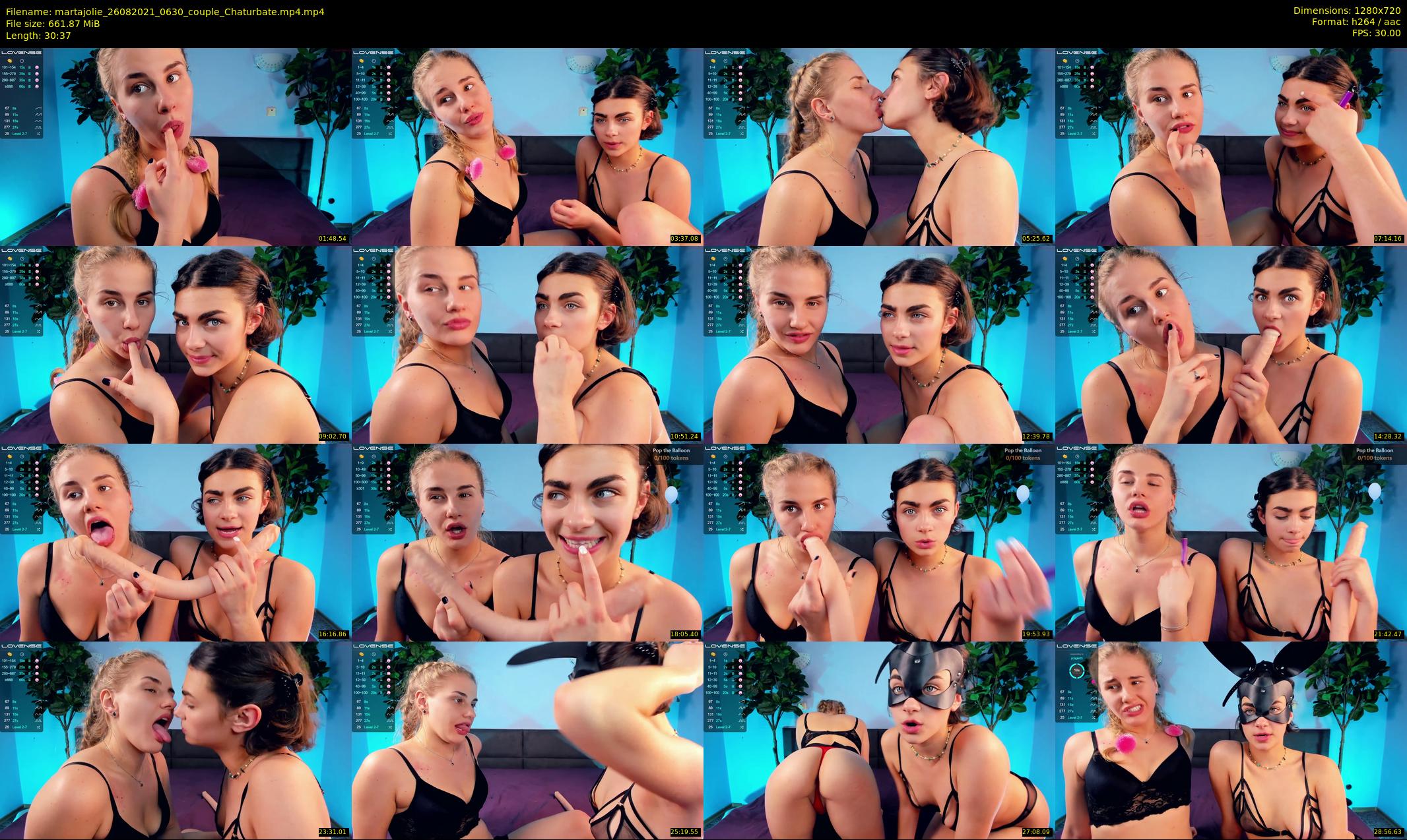 martajolie — 31 minute Chaturbate female cam show recording, 720p, Aug 26, 2021