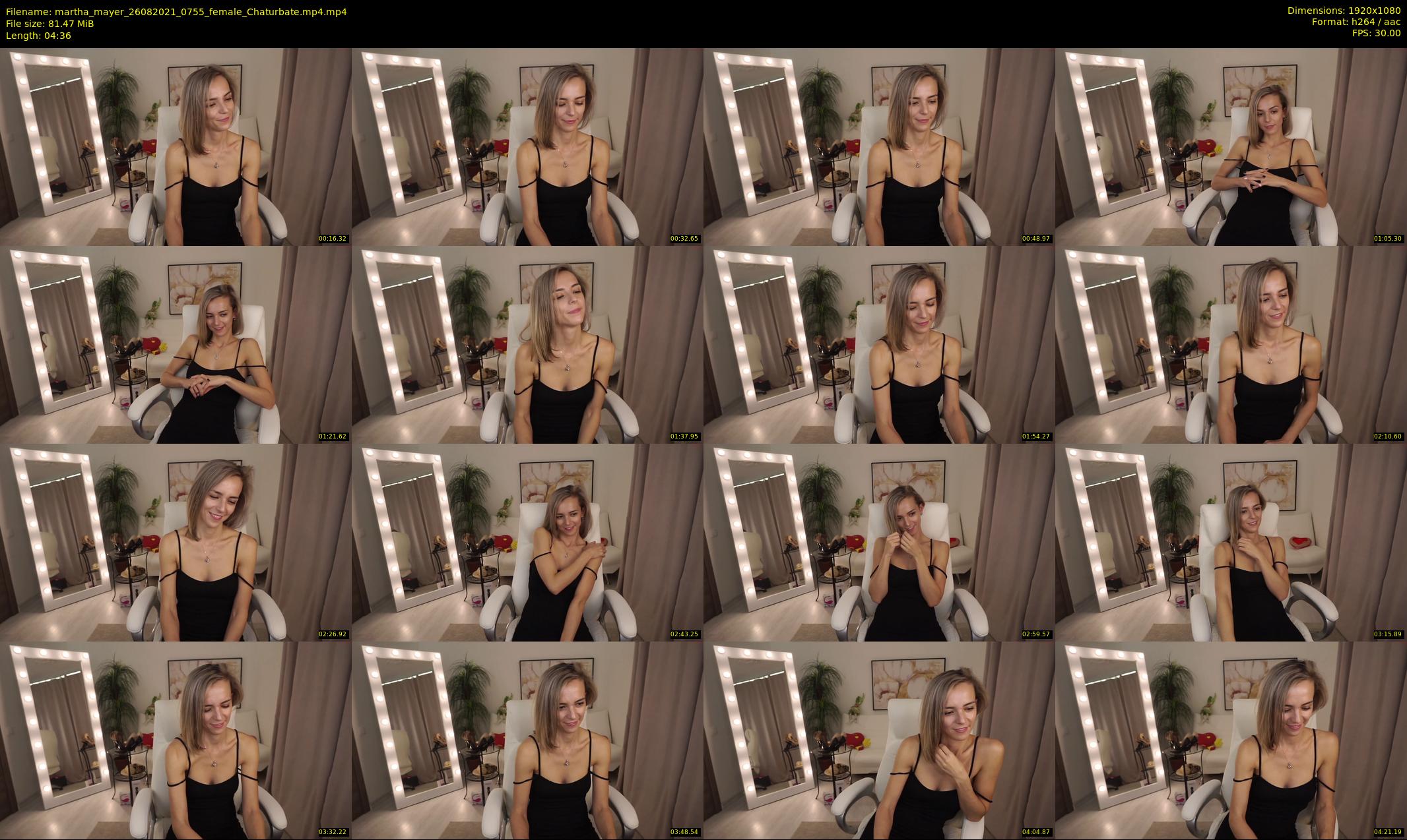 martha_mayer — 5 minute Chaturbate female cam show recording, 1080p, Aug 26, 2021