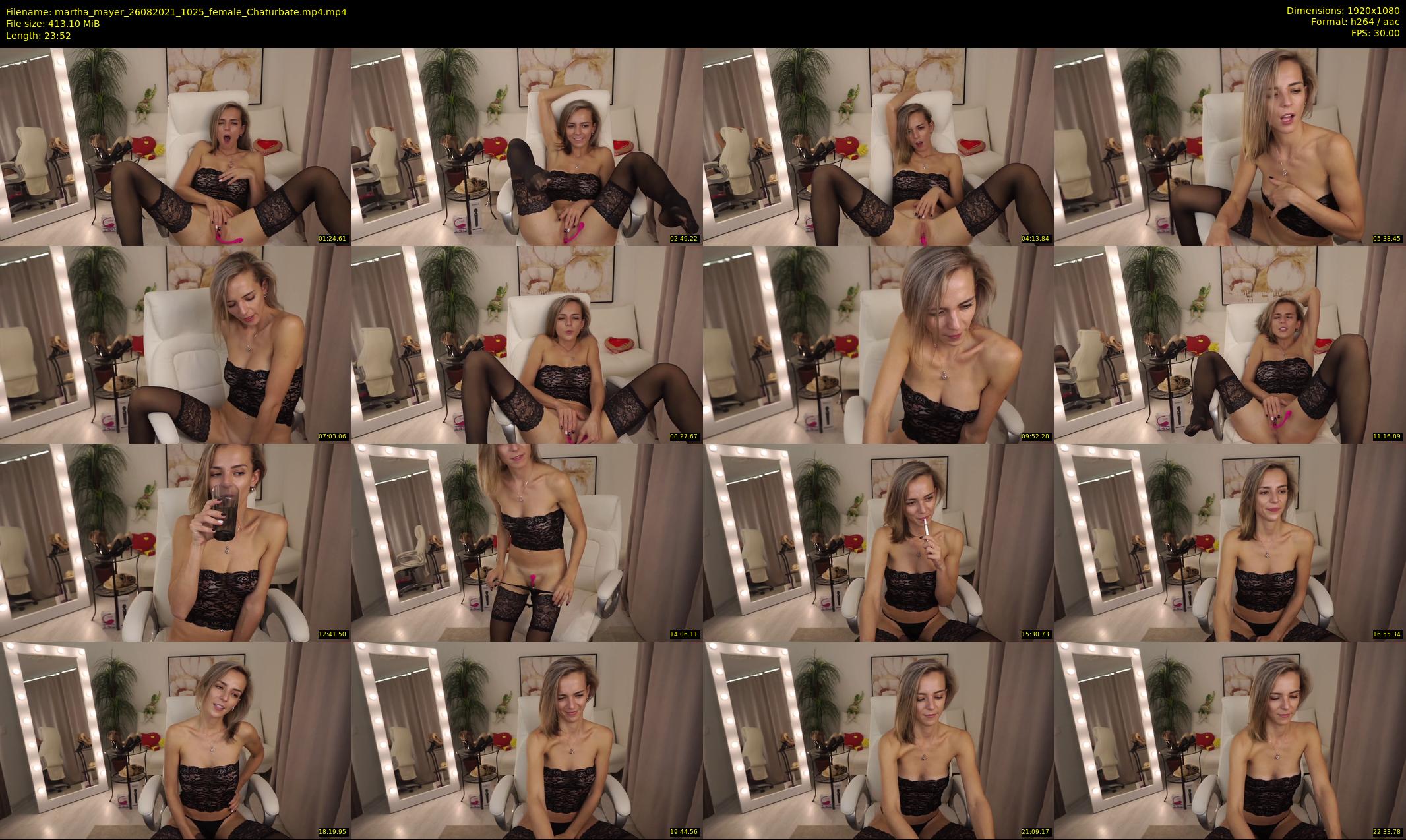 martha_mayer — 24 minute Chaturbate female cam show recording, 1080p, Aug 26, 2021