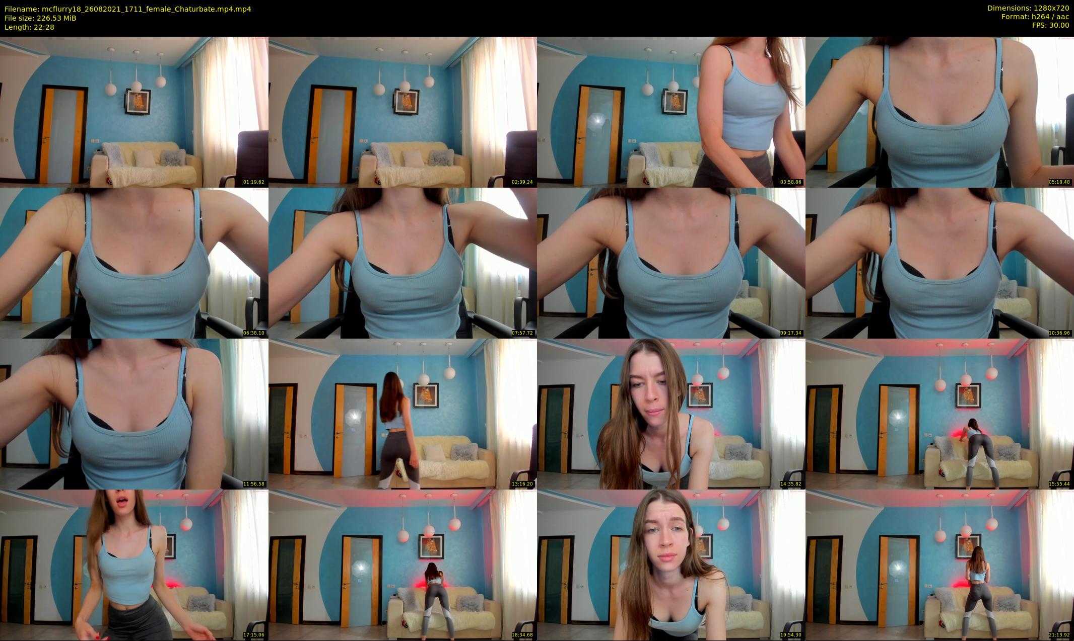 mcflurry18 — 23 minute Chaturbate female cam show recording, 720p, Aug 26, 2021