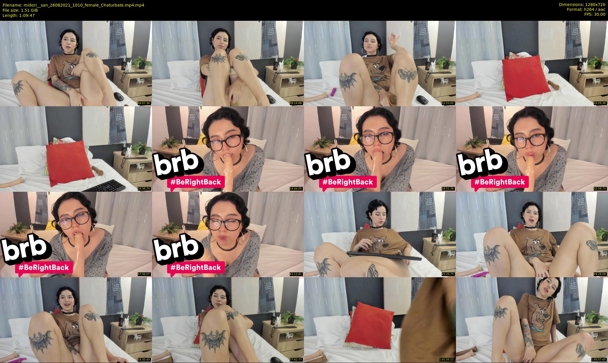 midori__san — 70 minute Chaturbate female cam show recording, 720p, Aug 26, 2021