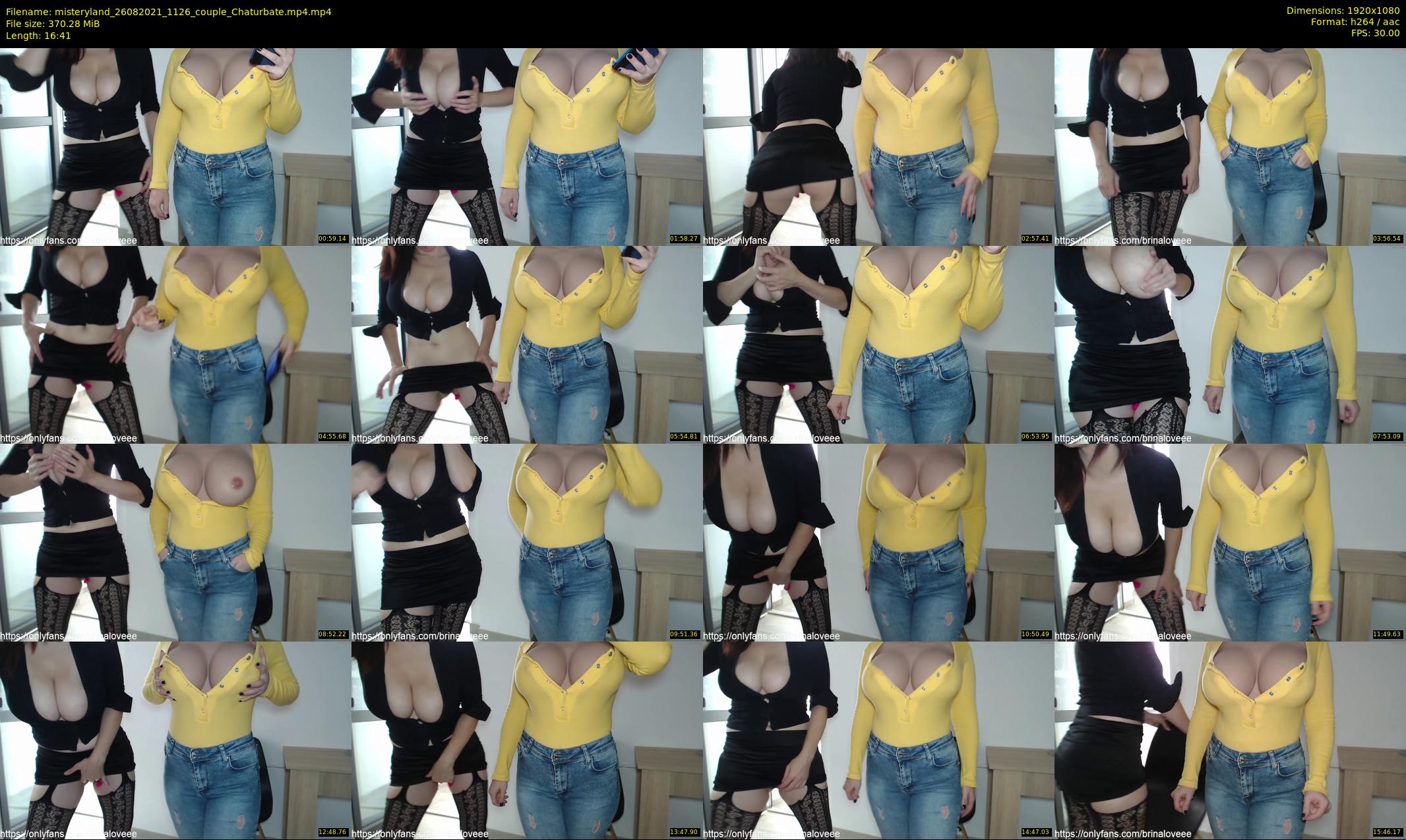 misteryland — 17 minute Chaturbate couple cam show recording, 1080p, Aug 26, 2021