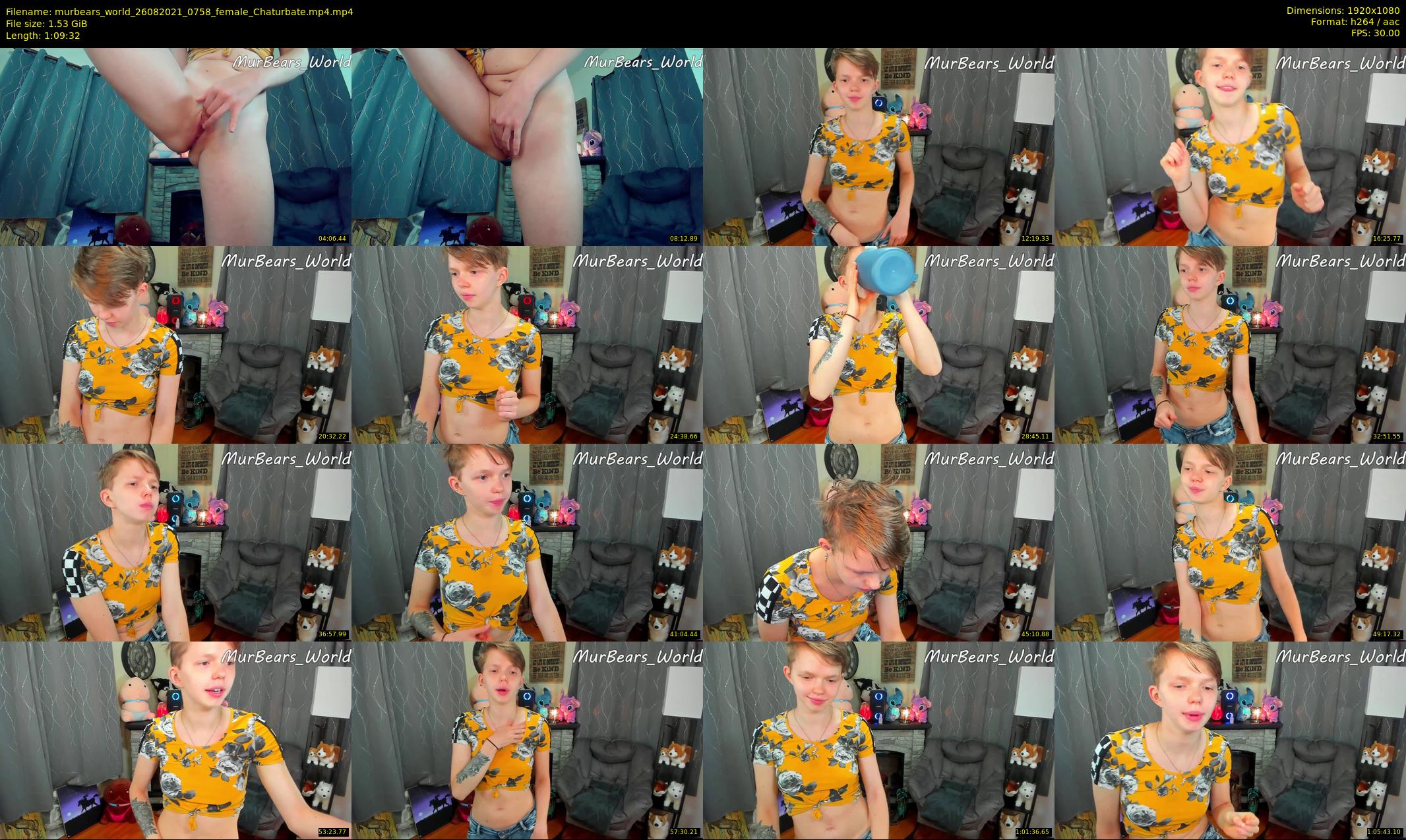 murbears_world — 70 minute Chaturbate female cam show recording, 1080p, Aug 26, 2021