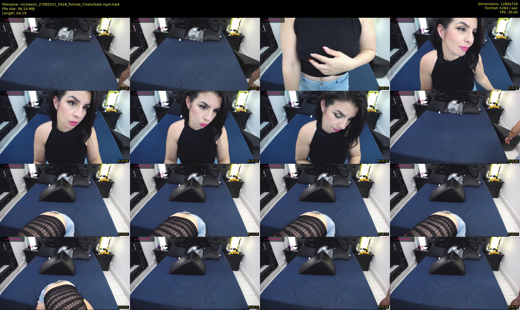 nicoleex1 — 5 minute Chaturbate female cam show recording, 720p, Aug 27, 2021