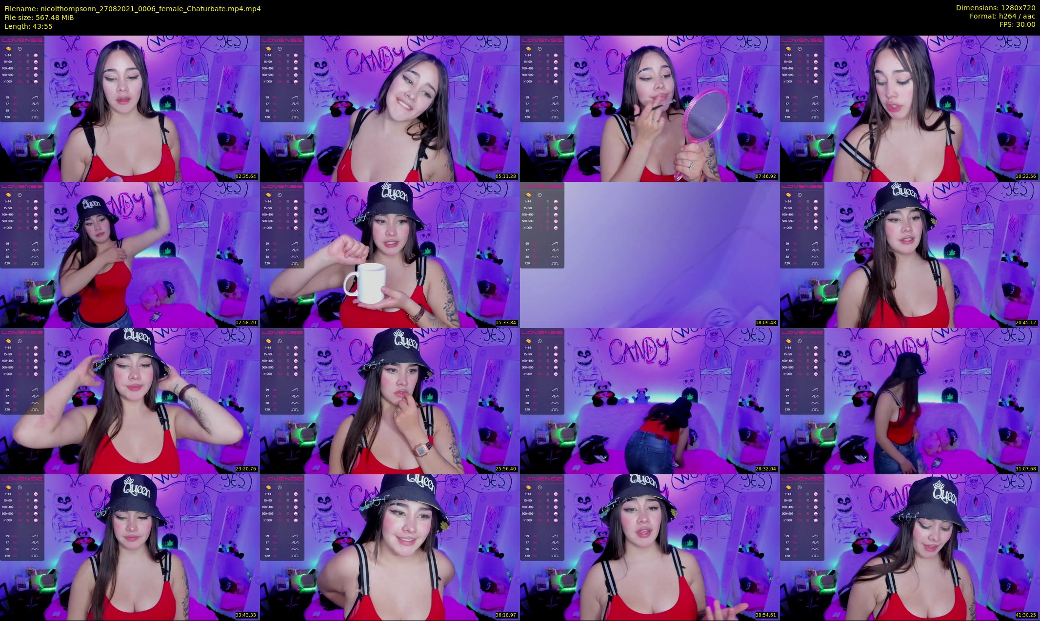 nicolthompsonn — 44 minute Chaturbate female cam show recording, 720p, Aug 27, 2021
