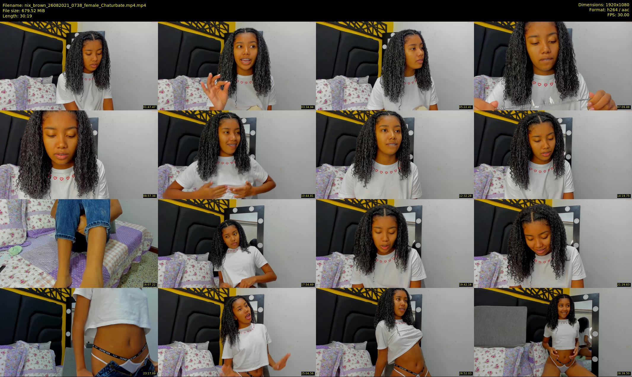 nix_brown — 31 minute Chaturbate female cam show recording, 1080p, Aug 26, 2021