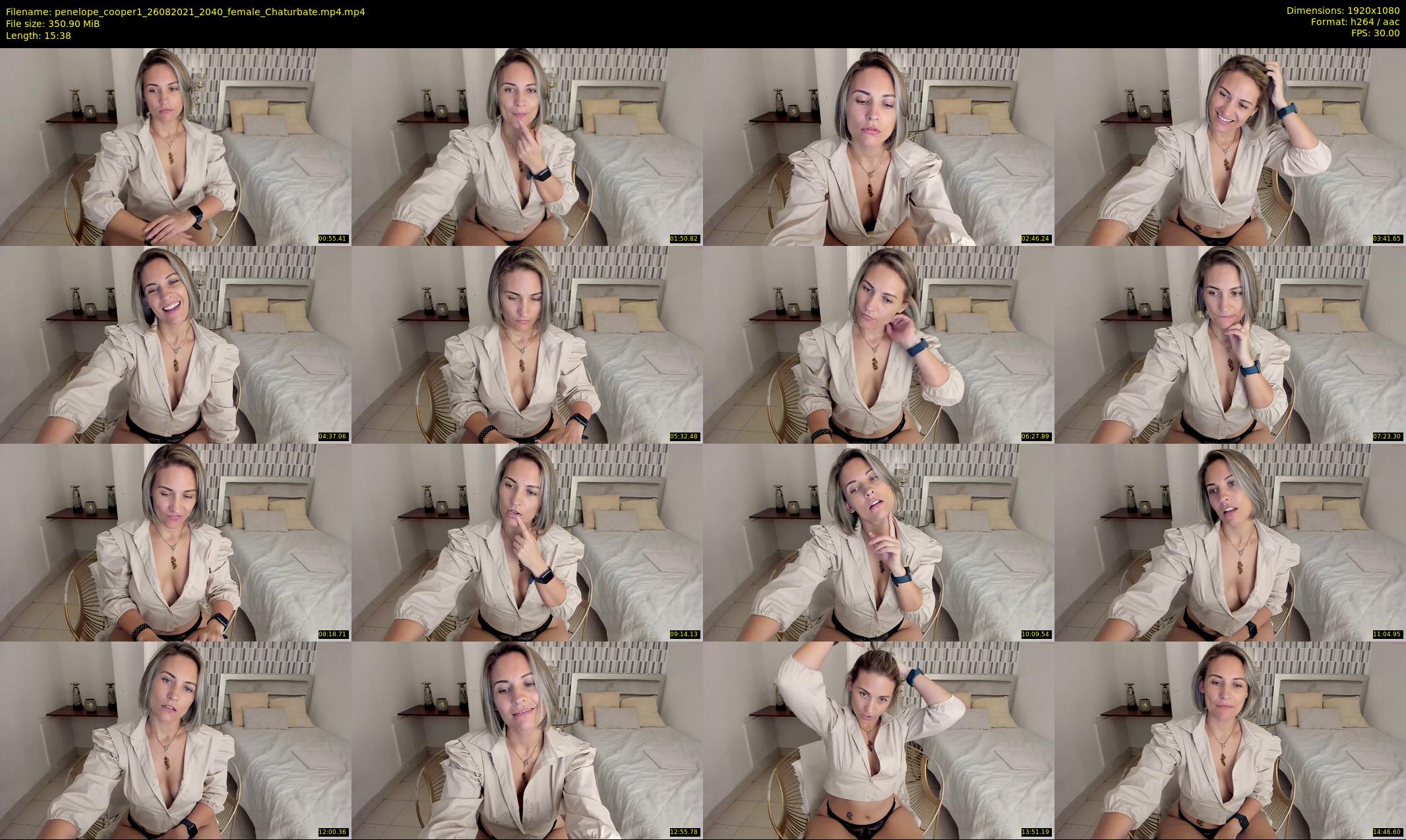 penelope_cooper1 — 16 minute Chaturbate female cam show recording, 1080p, Aug 26, 2021