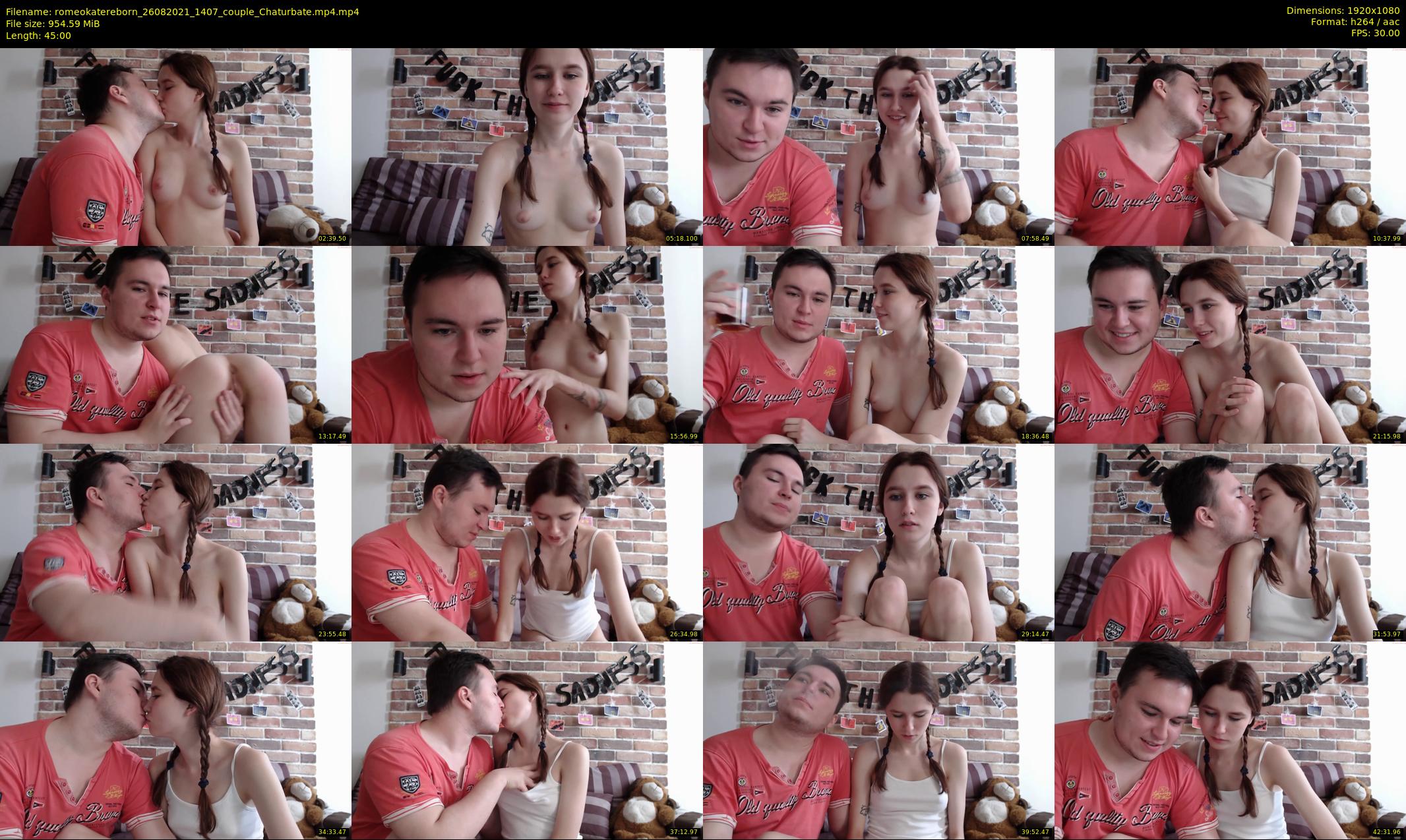 romeokatereborn — 45 minute Chaturbate couple cam show recording, 1080p, Aug 26, 2021