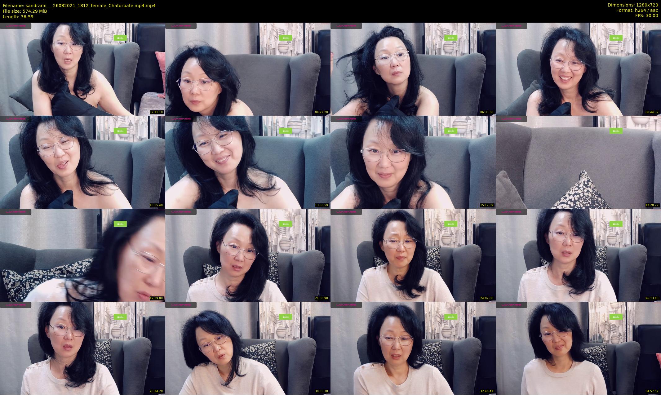 sandrami__ — 37 minute Chaturbate female cam show recording, 720p, Aug 26, 2021