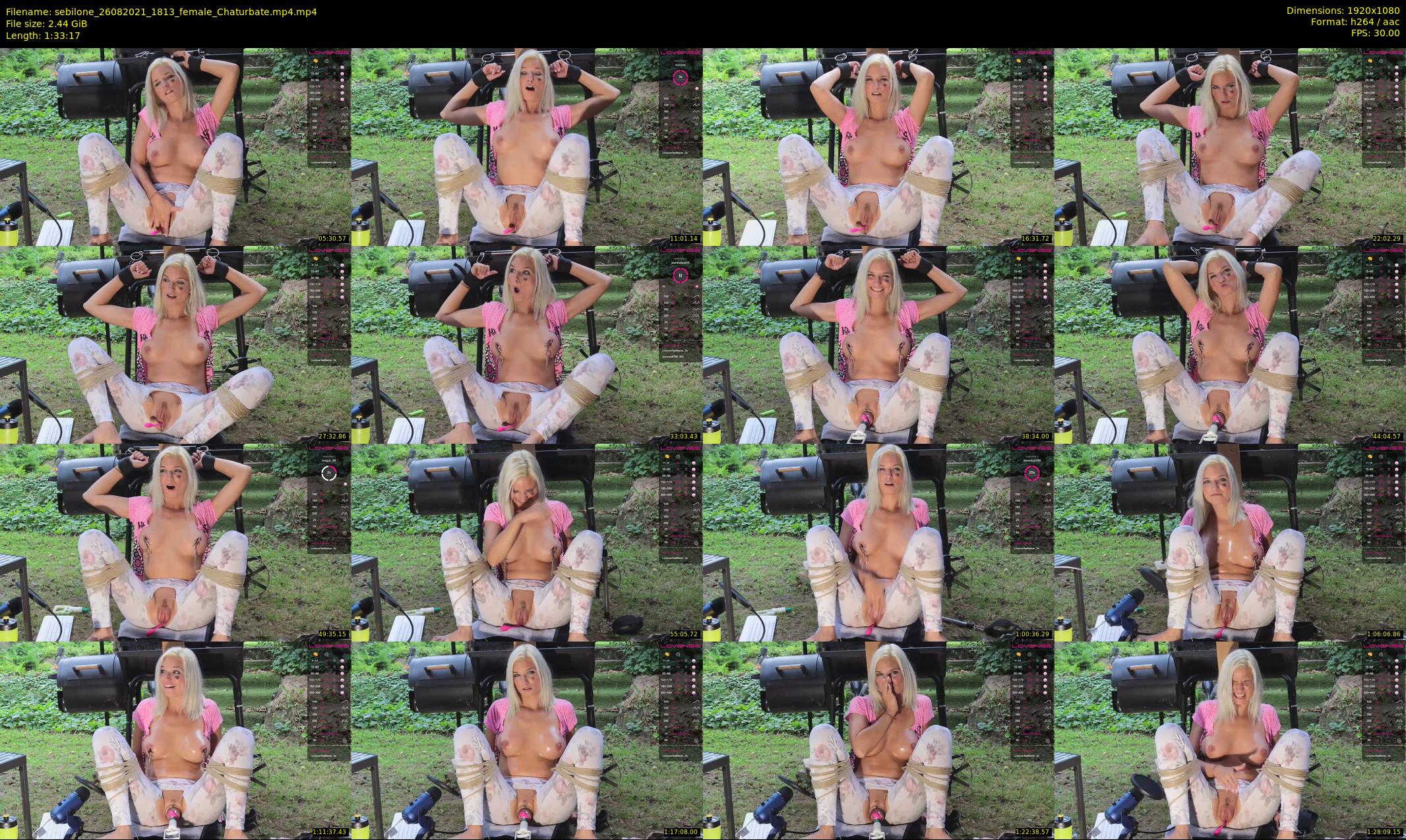 sebilone — 94 minute Chaturbate couple cam show recording, 1080p, Aug 26, 2021
