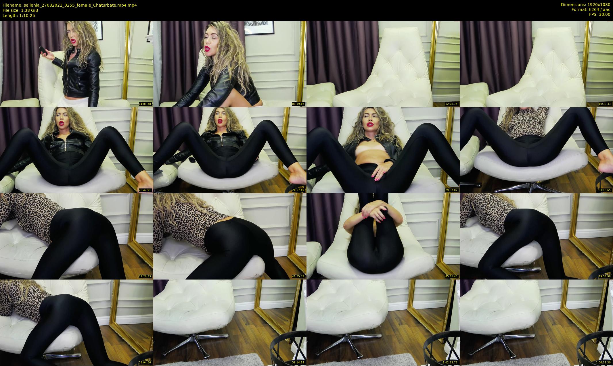 sellenia — 71 minute Chaturbate female cam show recording, 1080p, Aug 27, 2021