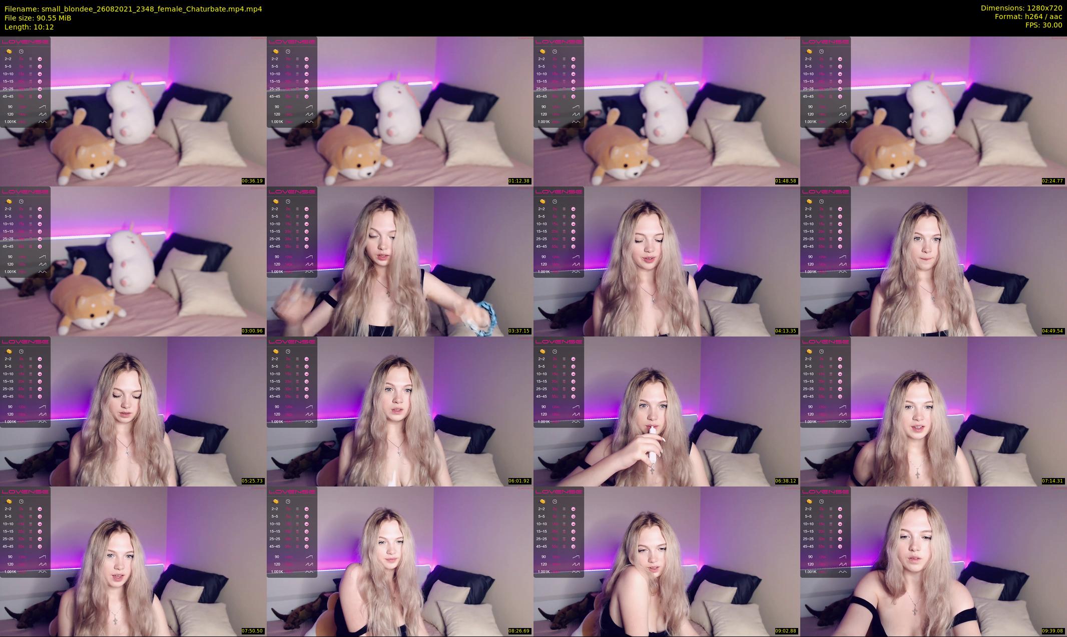 small_blondee — 11 minute Chaturbate female cam show recording, 720p, Aug 26, 2021
