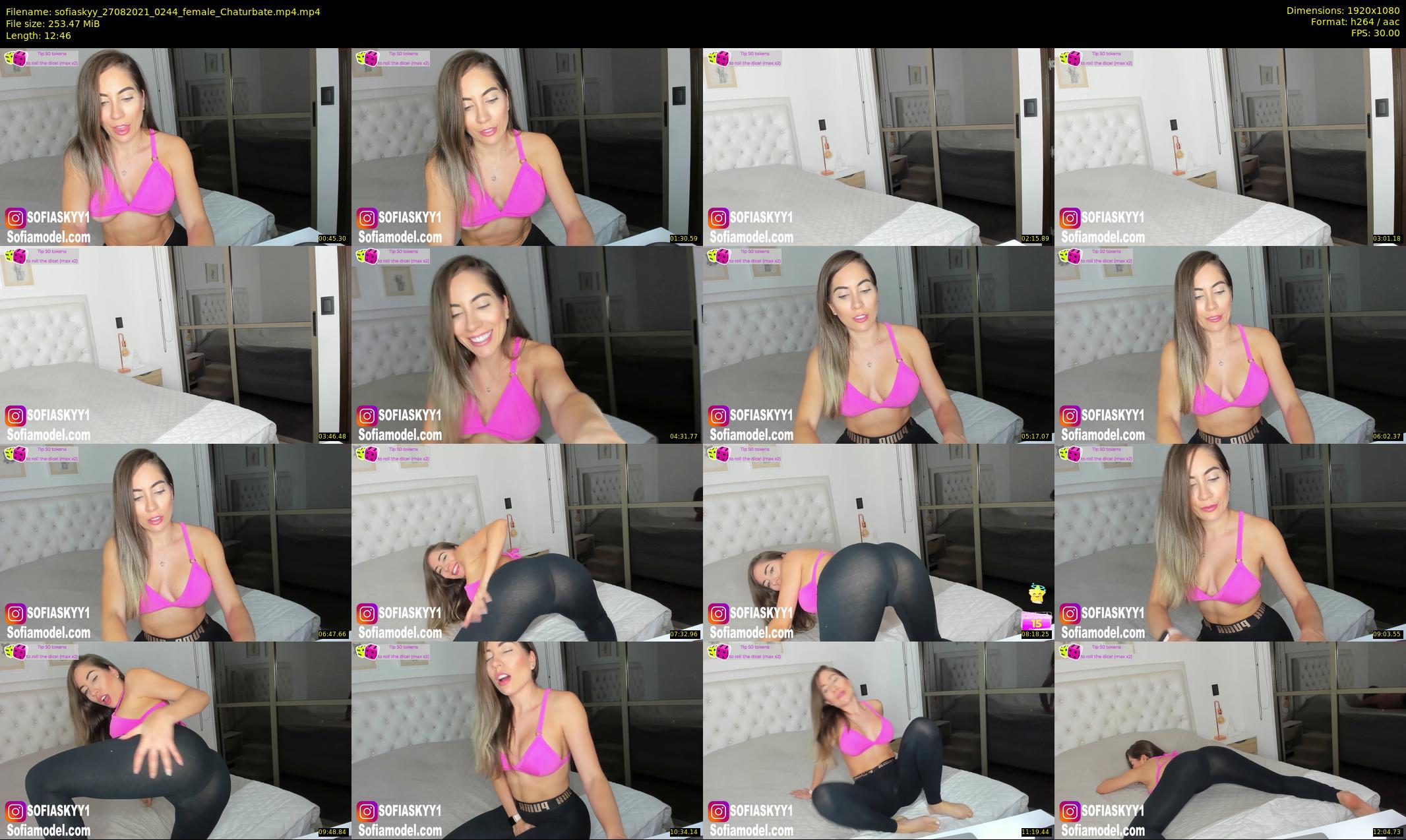 sofiaskyy — 13 minute Chaturbate female cam show recording, 1080p, Aug 27, 2021