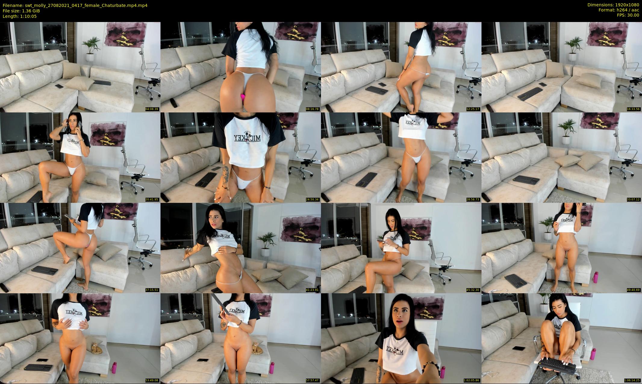 swt_molly — 71 minute Chaturbate female cam show recording, 1080p, Aug 27, 2021