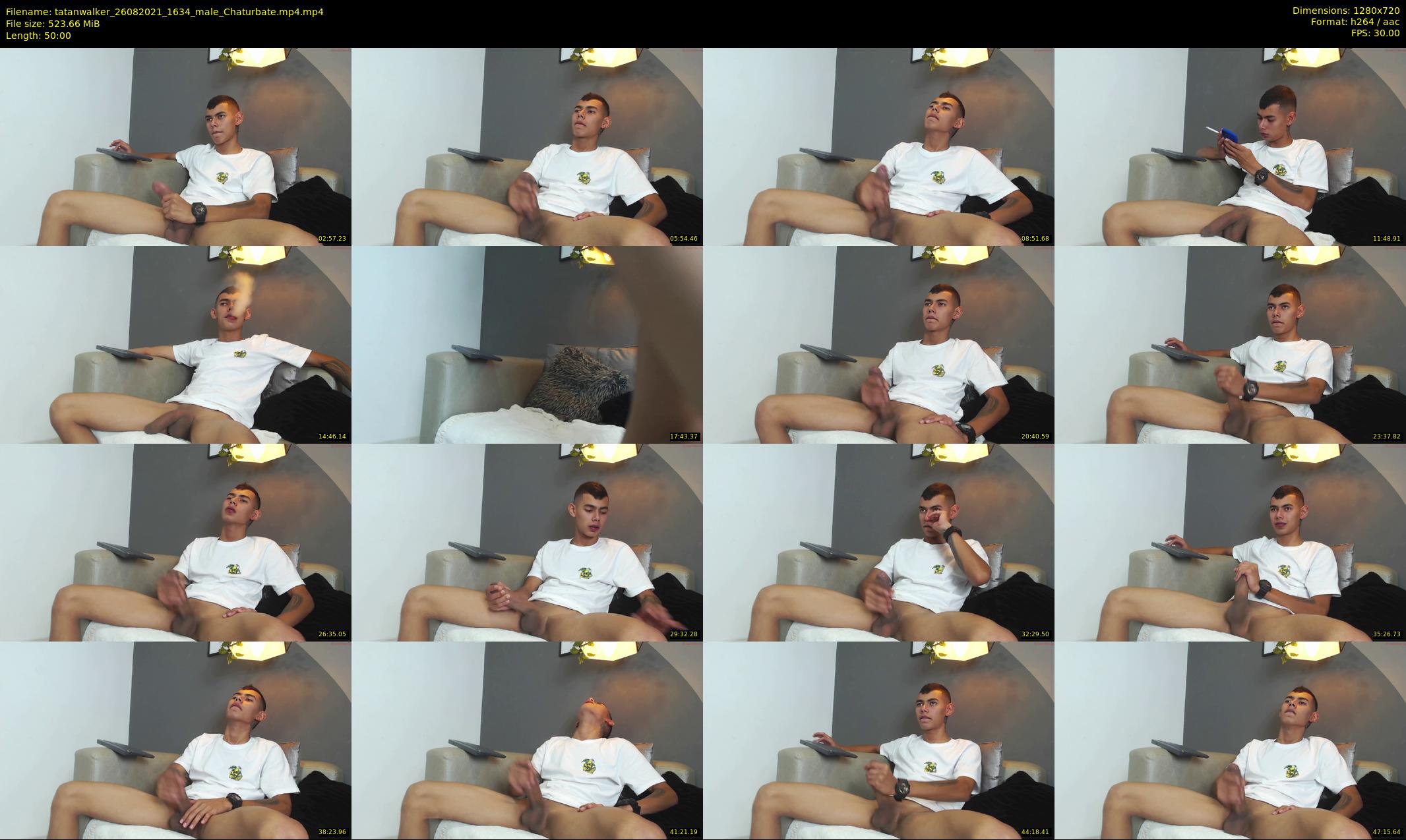 tatanwalker — 50 minute Chaturbate male cam show recording, 720p, Aug 26, 2021