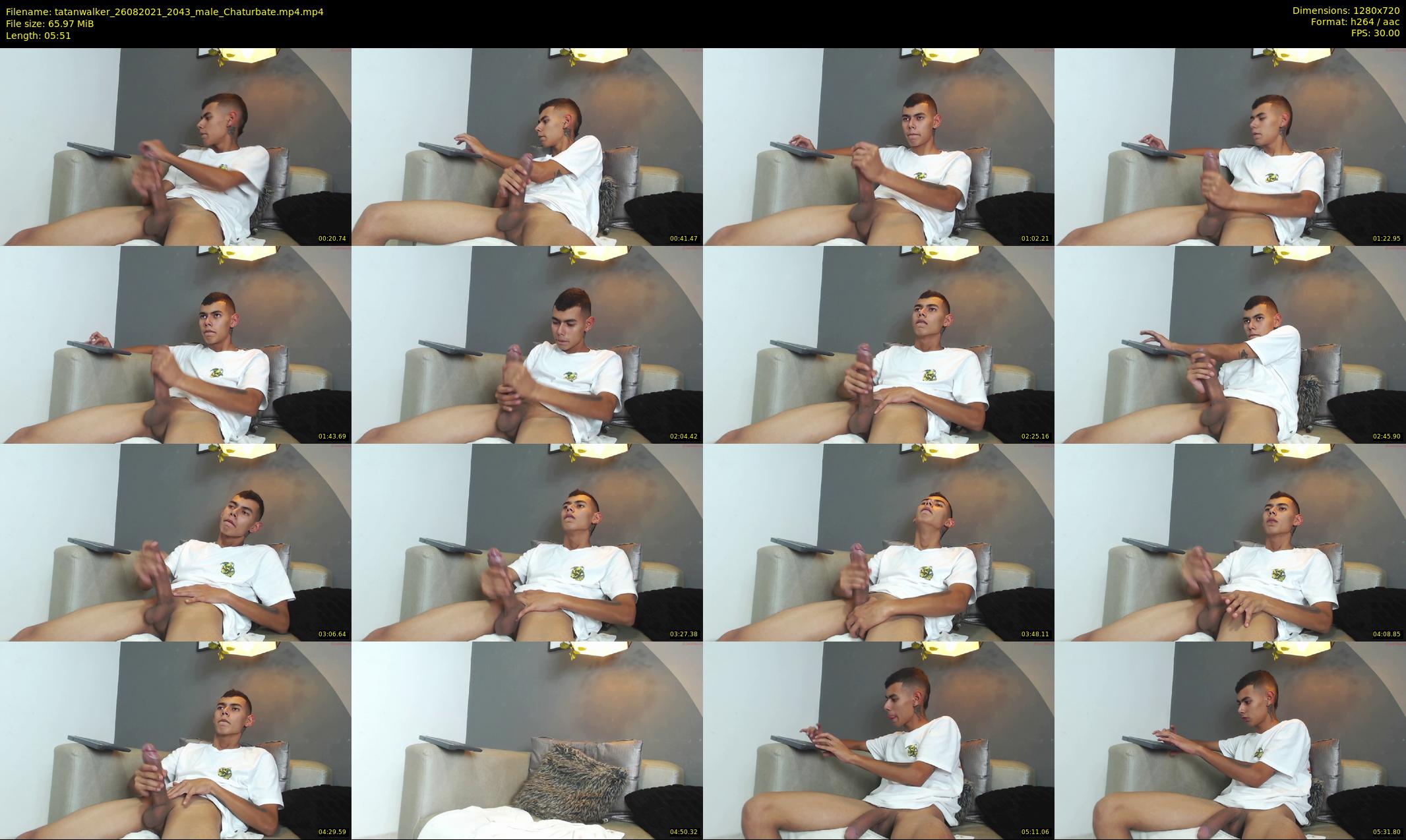 tatanwalker — 6 minute Chaturbate male cam show recording, 720p, Aug 26, 2021