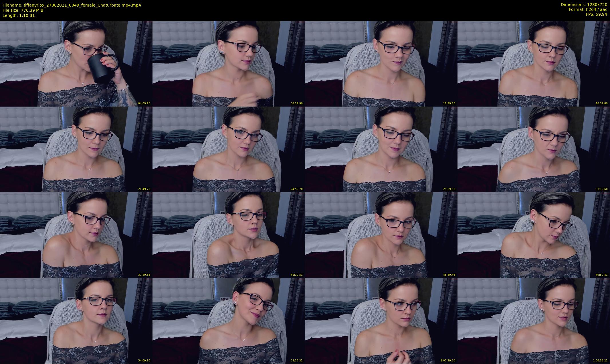 tiffanyriox — 71 minute Chaturbate female cam show recording, 720p, Aug 27, 2021