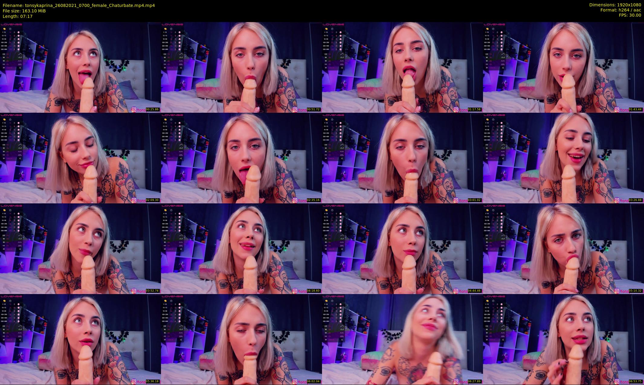 tonsykaprina — 8 minute Chaturbate couple cam show recording, 1080p, Aug 26, 2021