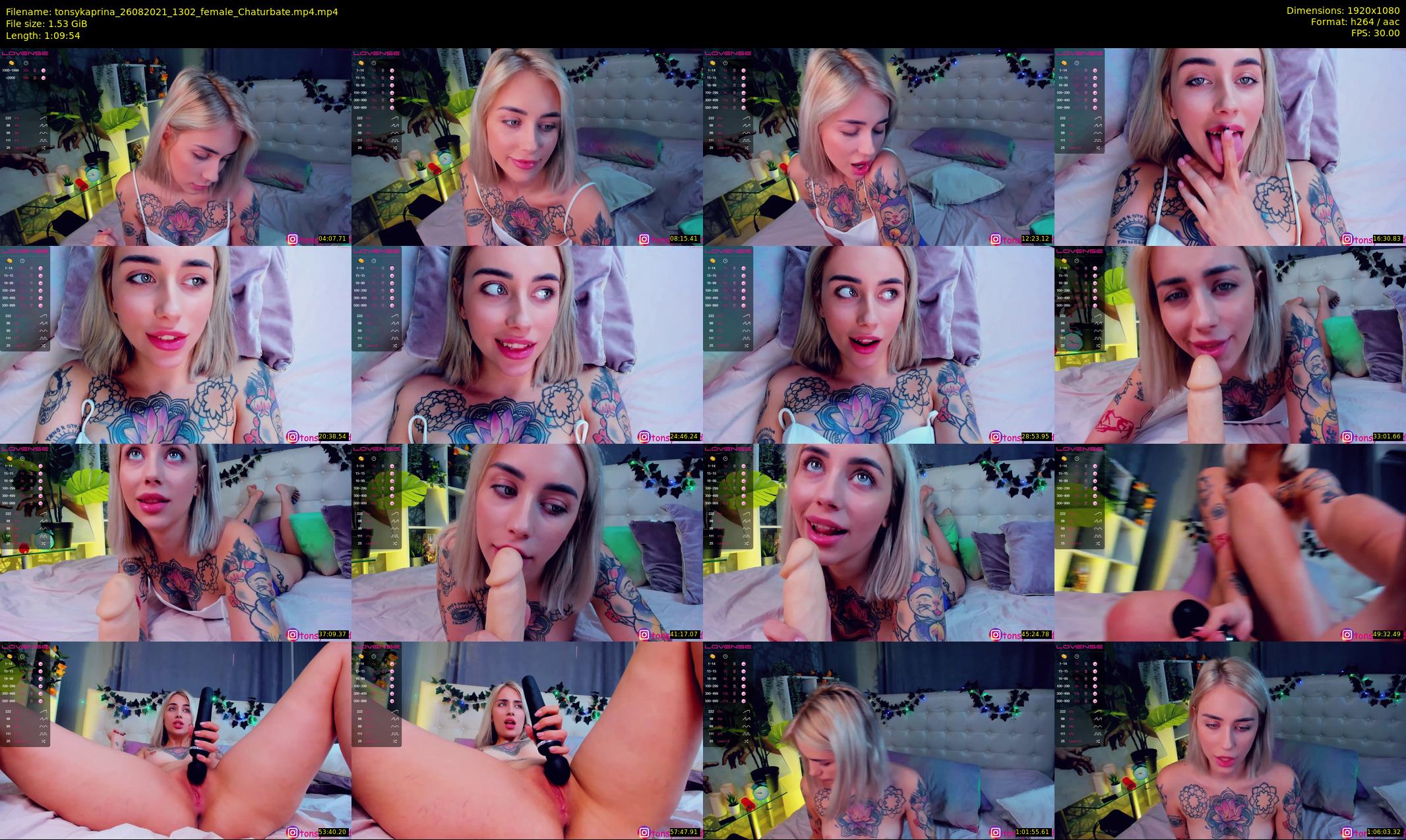 tonsykaprina — 70 minute Chaturbate couple cam show recording, 1080p, Aug 26, 2021