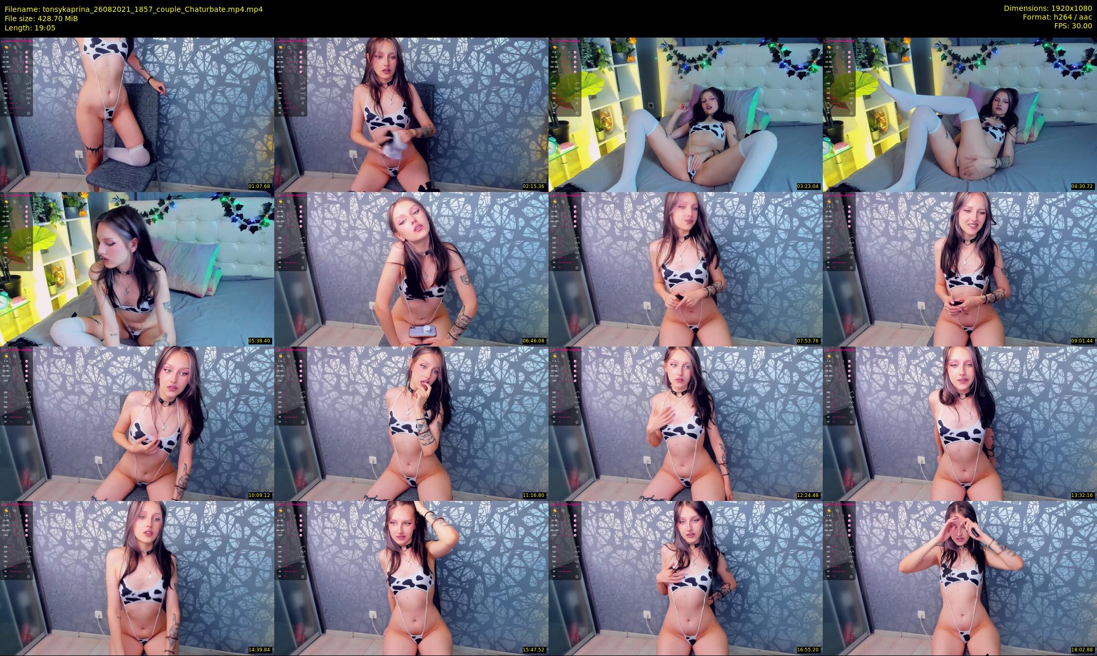tonsykaprina — 20 minute Chaturbate couple cam show recording, 1080p, Aug 26, 2021