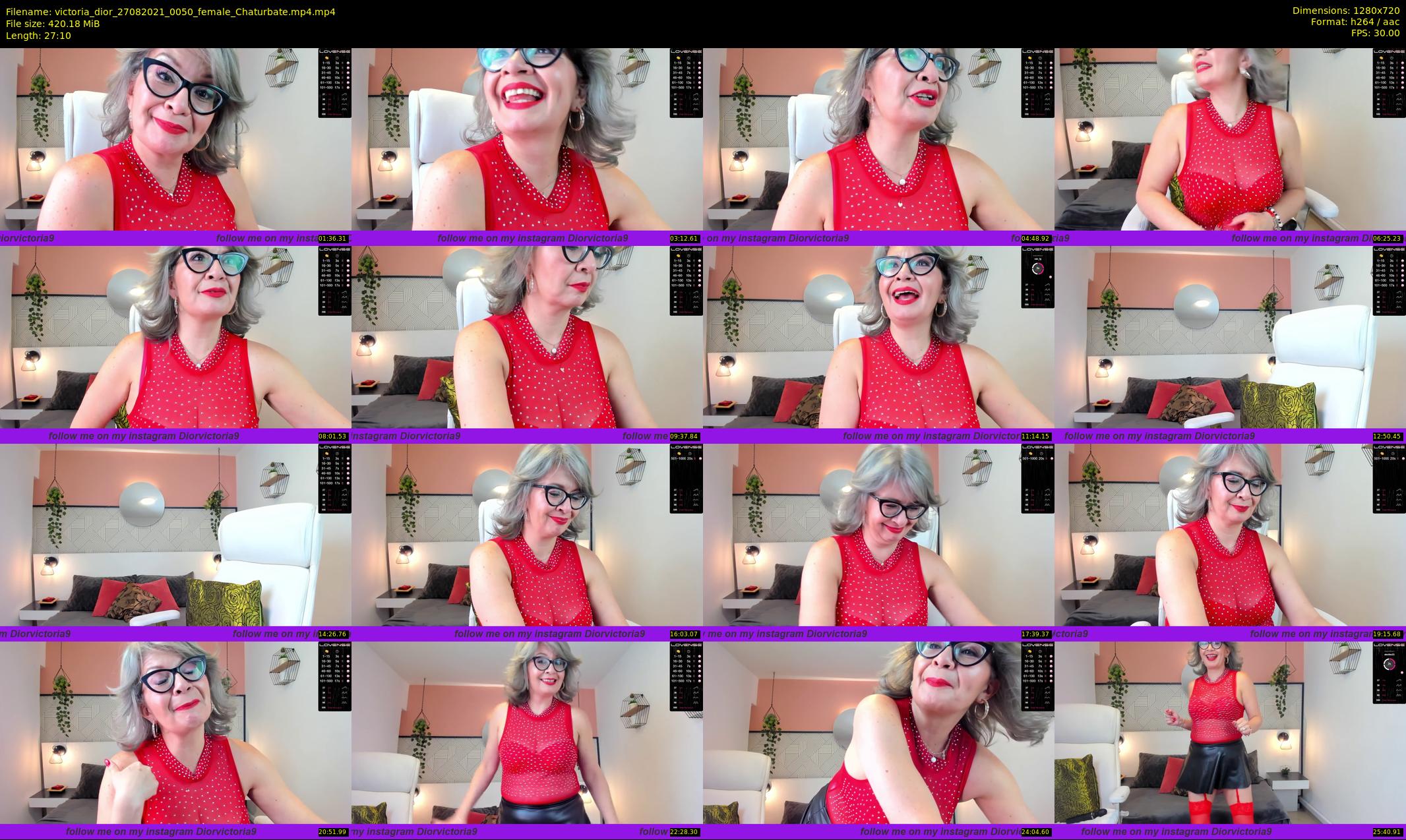 victoria_dior — 28 minute Chaturbate female cam show recording, 720p, Aug 27, 2021