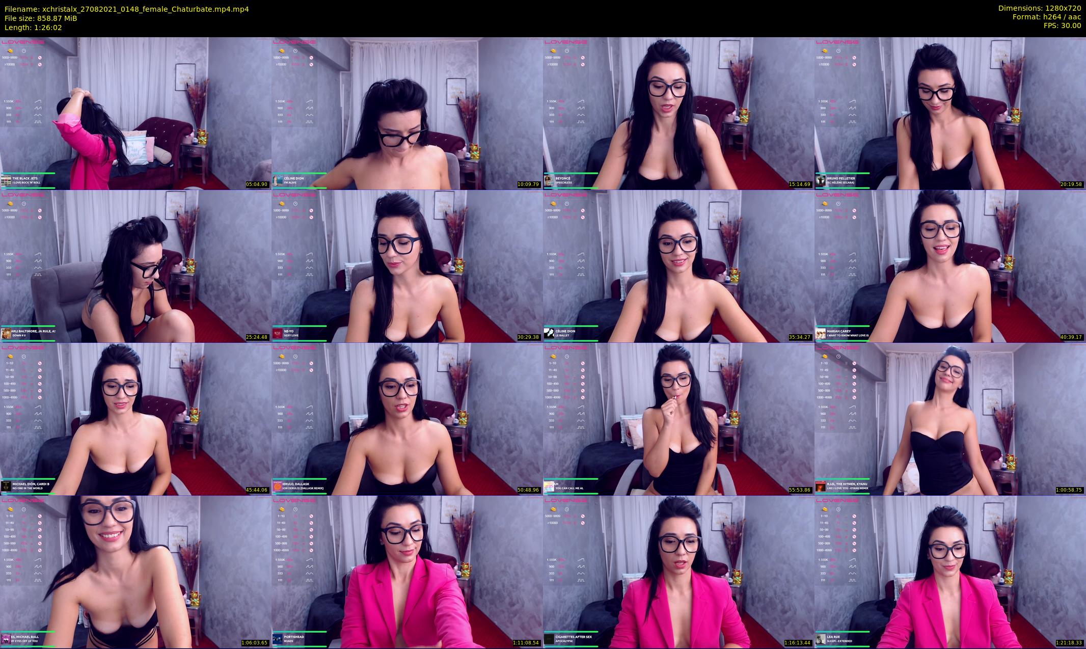 xchristalx — 87 minute Chaturbate female cam show recording, 720p, Aug 27, 2021