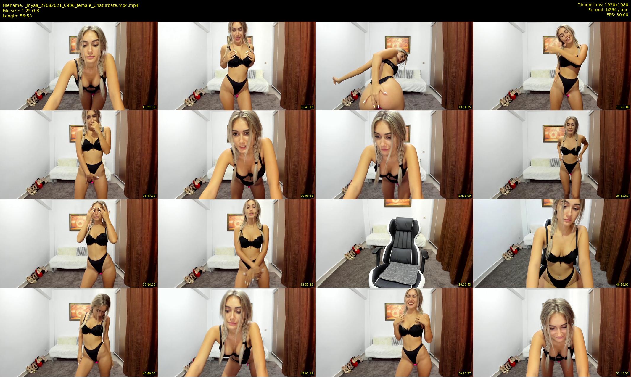 _myaa — 57 minute Chaturbate female cam show recording, 1080p, Aug 27, 2021