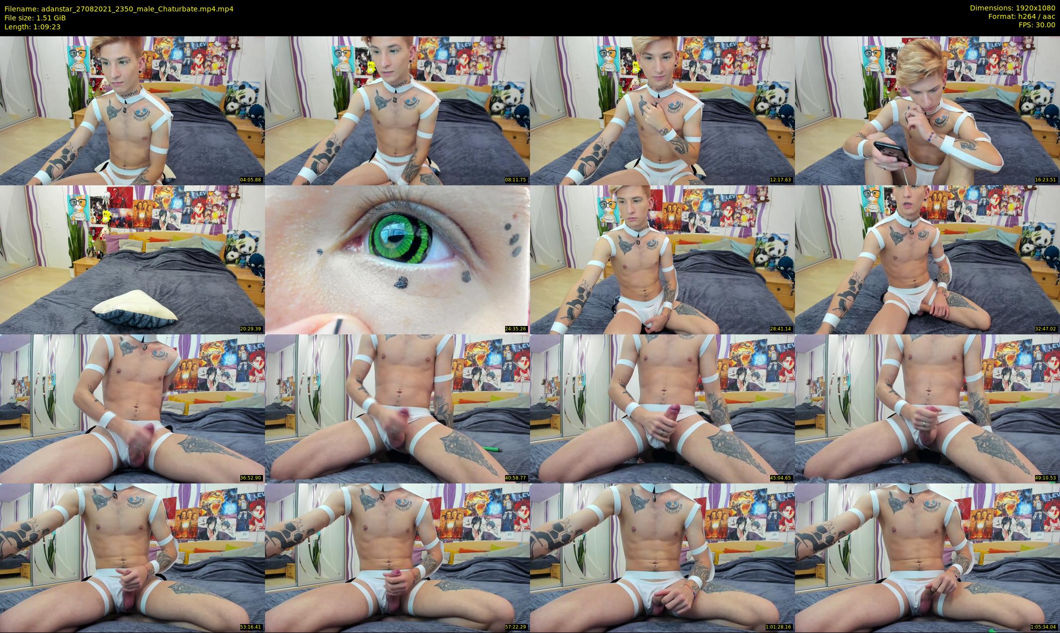 adanstar — 70 minute Chaturbate male cam show recording, 1080p, Aug 27, 2021