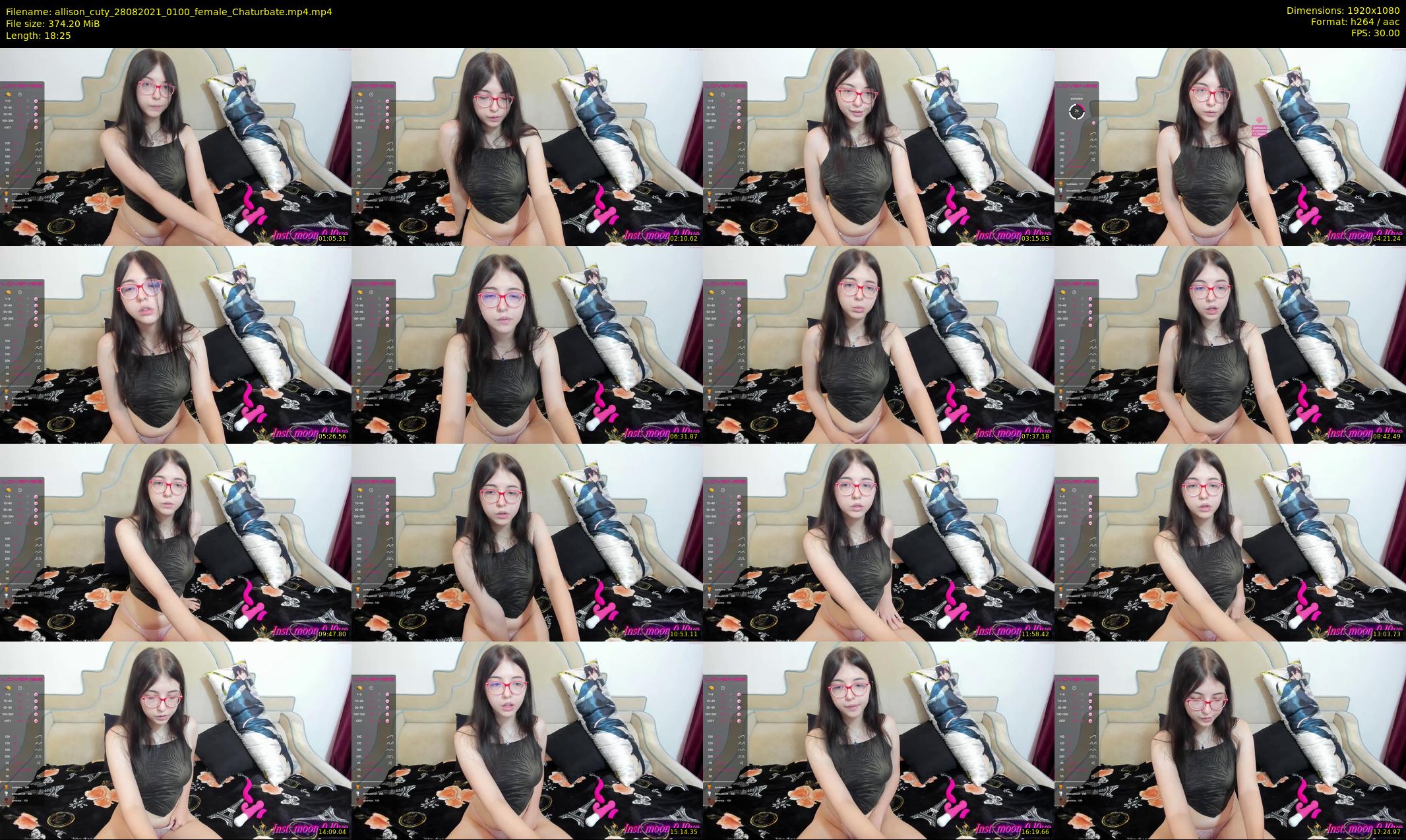 allison_cuty — 19 minute Chaturbate female cam show recording, 1080p, Aug 28, 2021