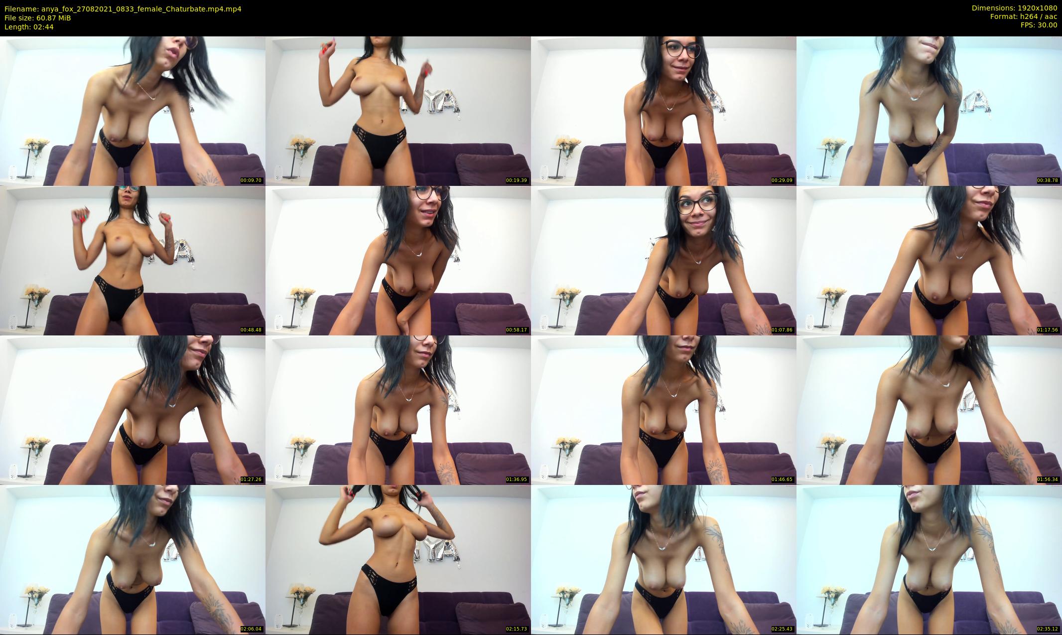 anya_fox — 3 minute Chaturbate female cam show recording, 1080p, Aug 27, 2021