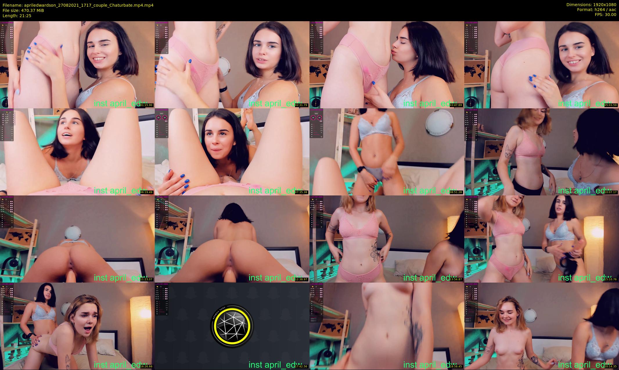 apriledwardson — 22 minute Chaturbate couple cam show recording, 1080p, Aug 27, 2021