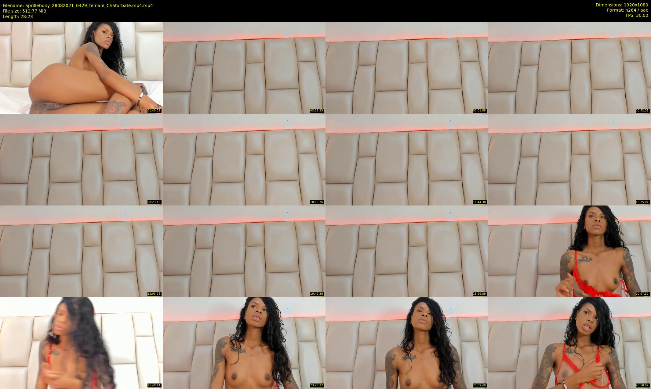 aprillebony — 29 minute Chaturbate female cam show recording, 1080p, Aug 28, 2021