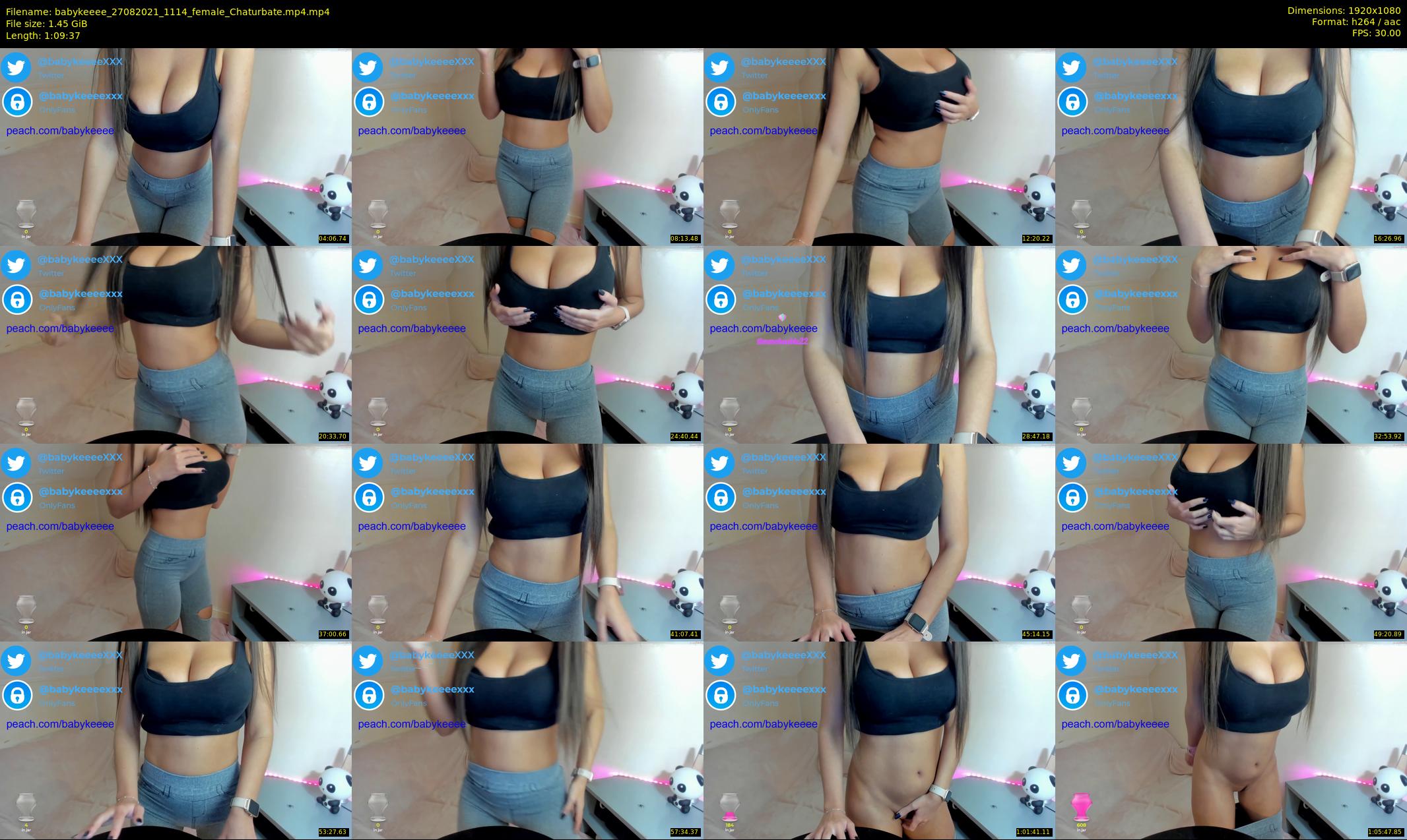 babykeeee — 70 minute Chaturbate female cam show recording, 1080p, Aug 27, 2021