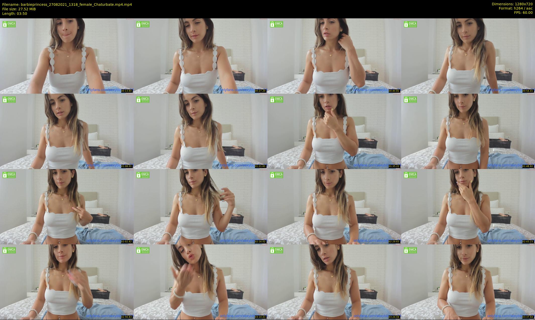 barbieprincess — 4 minute Chaturbate female cam show recording, 720p, Aug 27, 2021