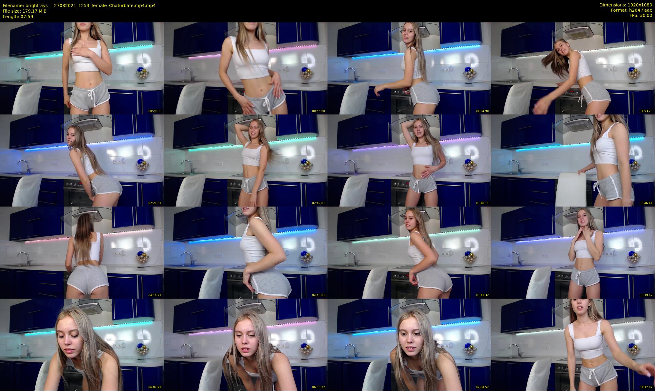brightrays__ — 8 minute Chaturbate female cam show recording, 1080p, Aug 27, 2021