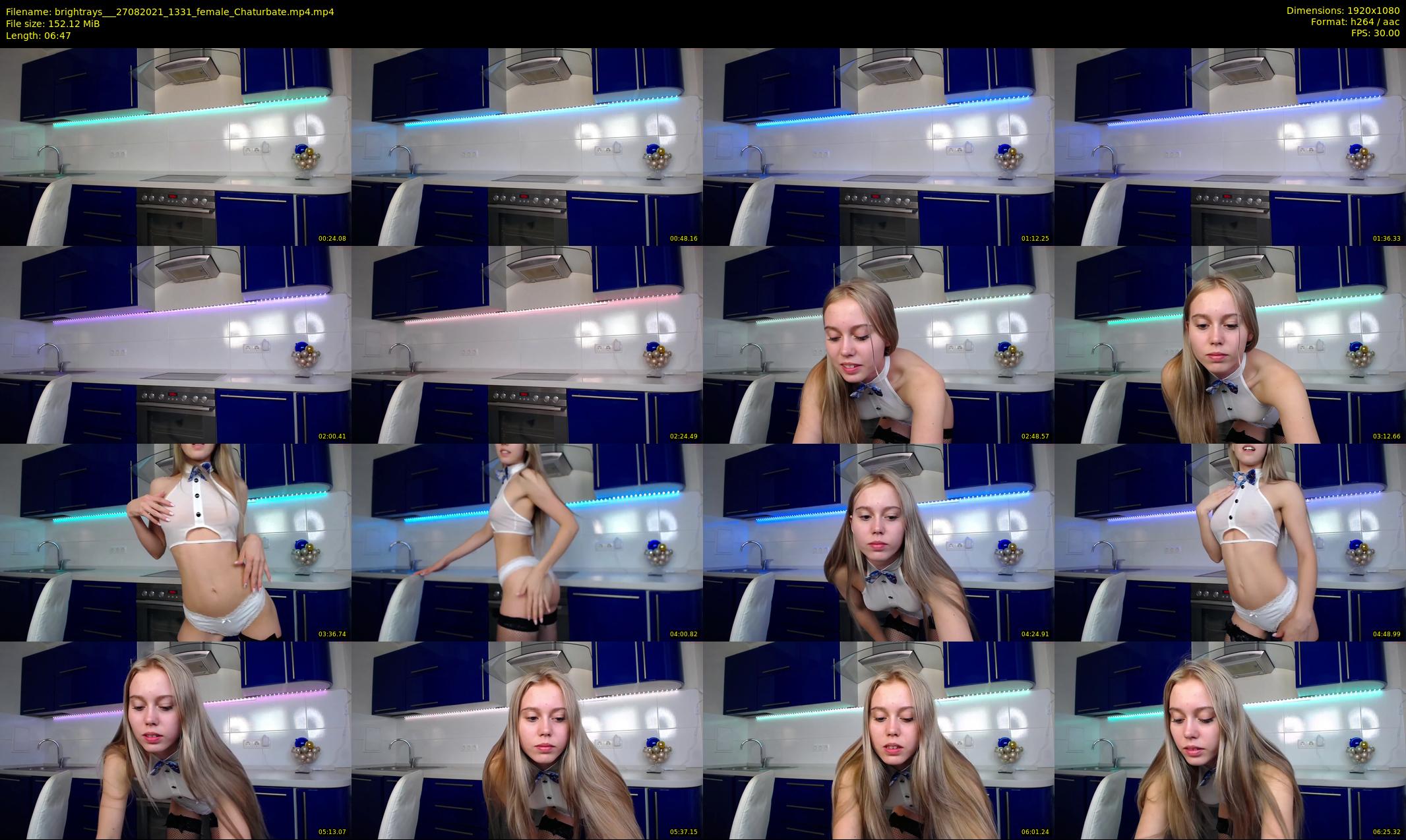 brightrays__ — 7 minute Chaturbate female cam show recording, 1080p, Aug 27, 2021