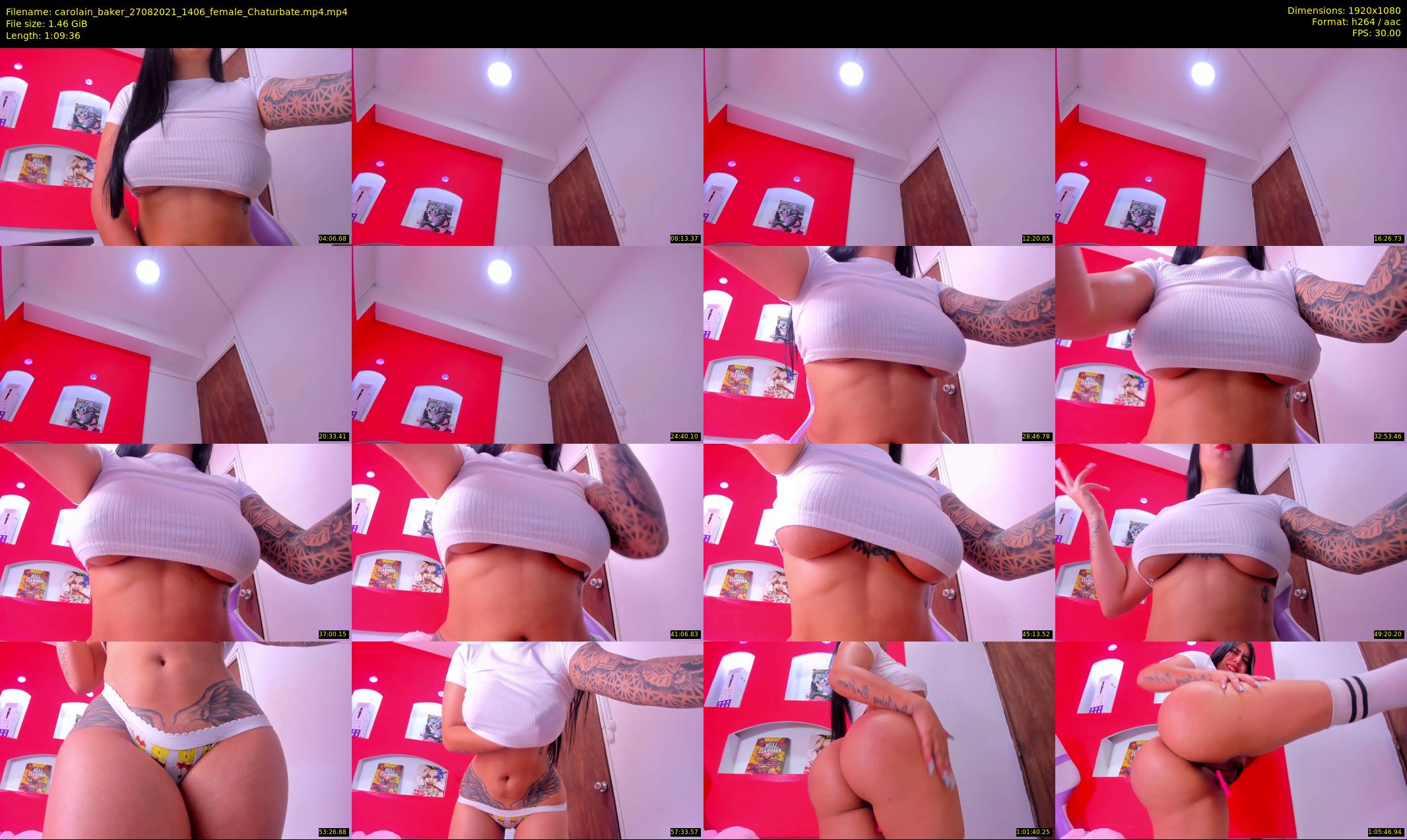 carolain_baker — 70 minute Chaturbate female cam show recording, 1080p, Aug 27, 2021