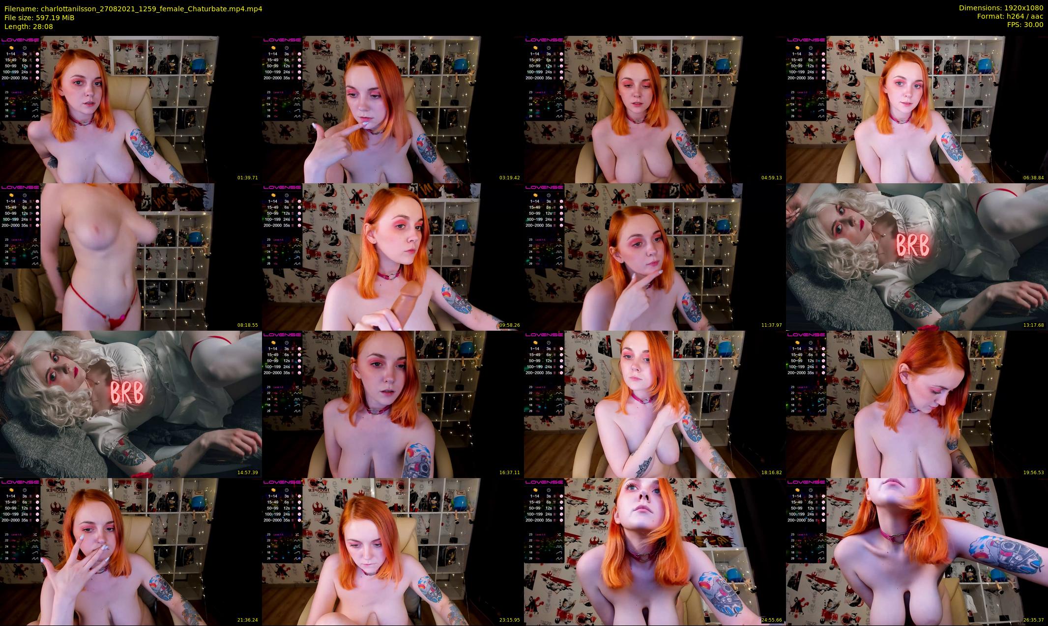 charlottanilsson — 29 minute Chaturbate female cam show recording, 1080p, Aug 27, 2021