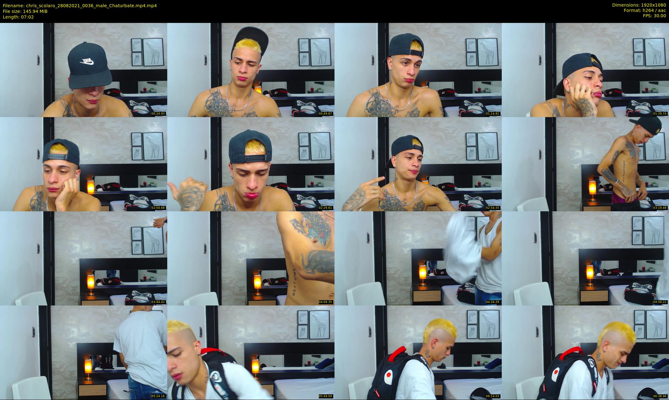 chris_scolaro — 8 minute Chaturbate male cam show recording, 1080p, Aug 28, 2021