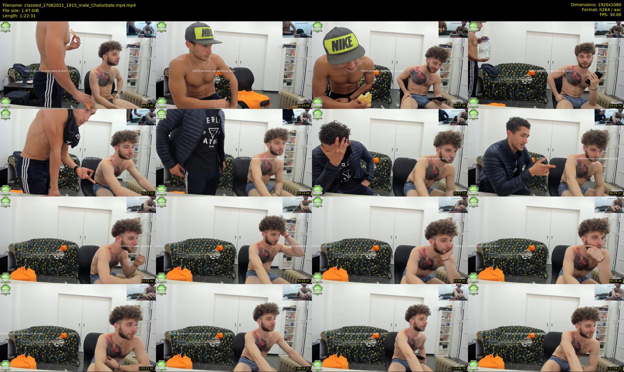 classied — 83 minute Chaturbate male cam show recording, 1080p, Aug 27, 2021