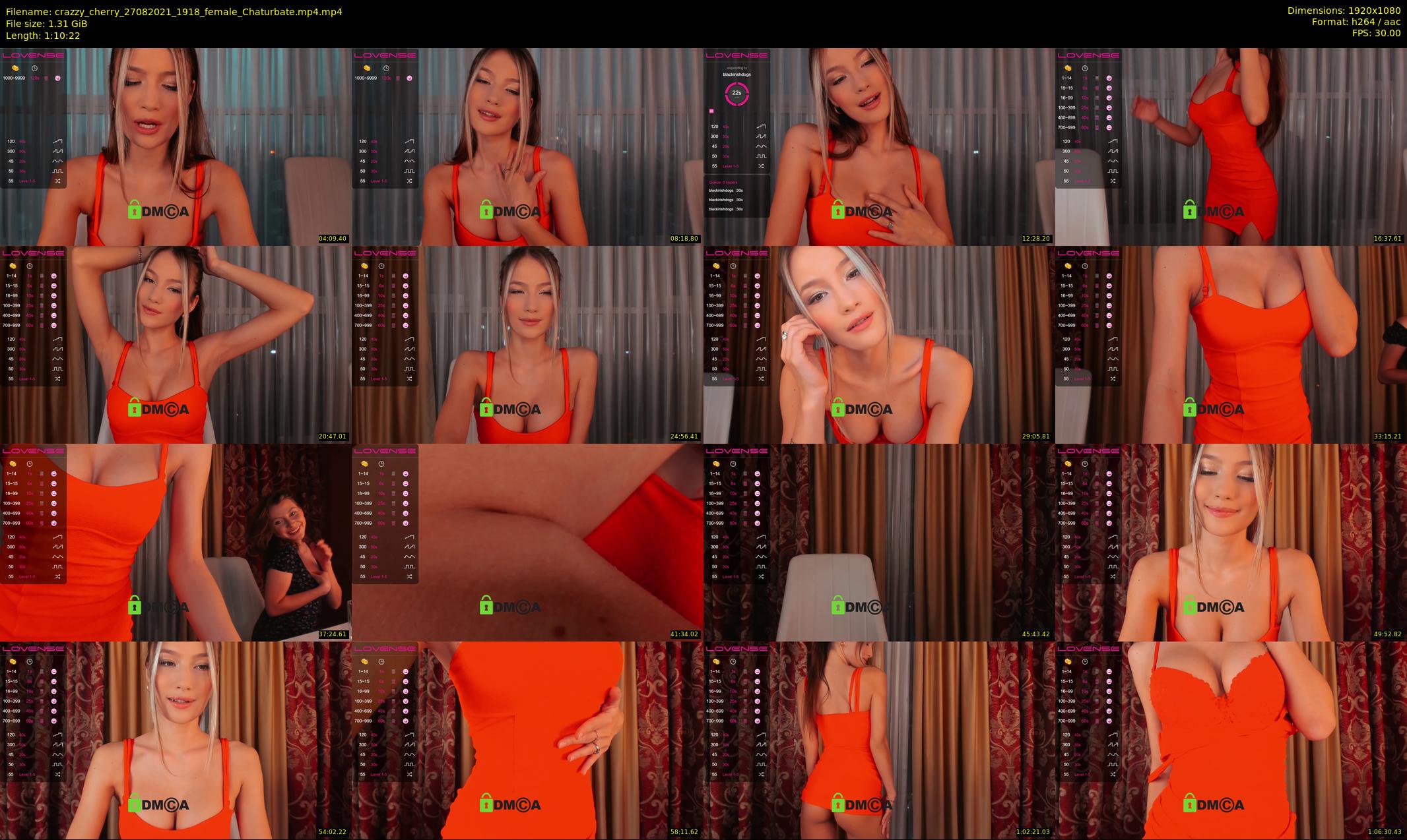 crazzy_cherry — 71 minute Chaturbate female cam show recording, 1080p, Aug 27, 2021