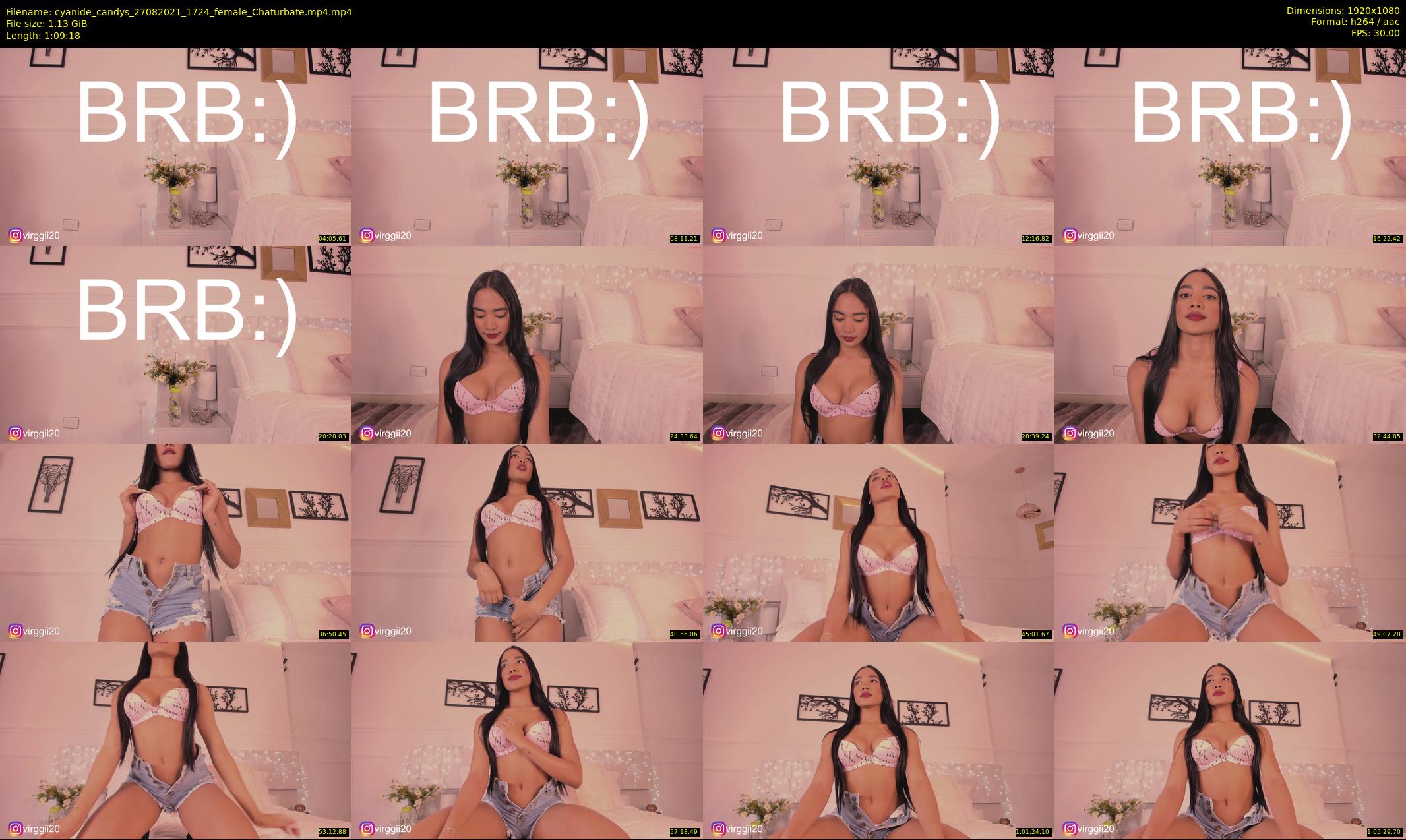 cyanide_candys — 70 minute Chaturbate female cam show recording, 1080p, Aug 27, 2021