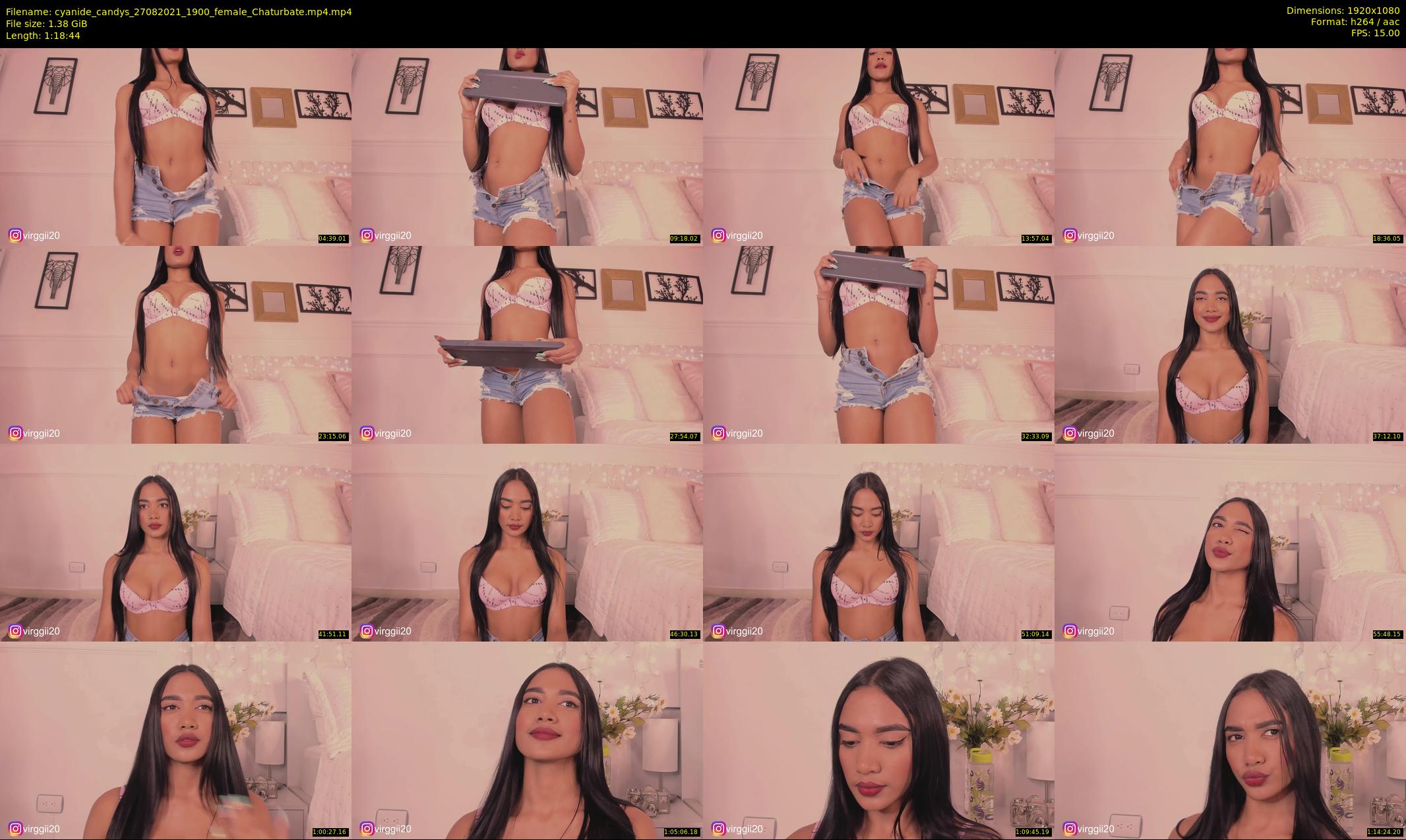 cyanide_candys — 79 minute Chaturbate female cam show recording, 1080p, Aug 27, 2021