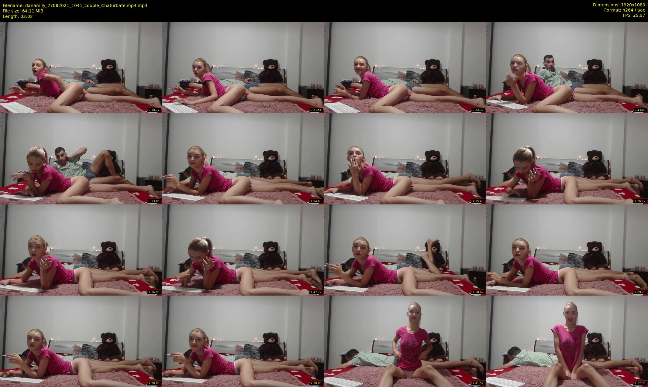 danamily — 4 minute Chaturbate female cam show recording, 1080p, Aug 27, 2021