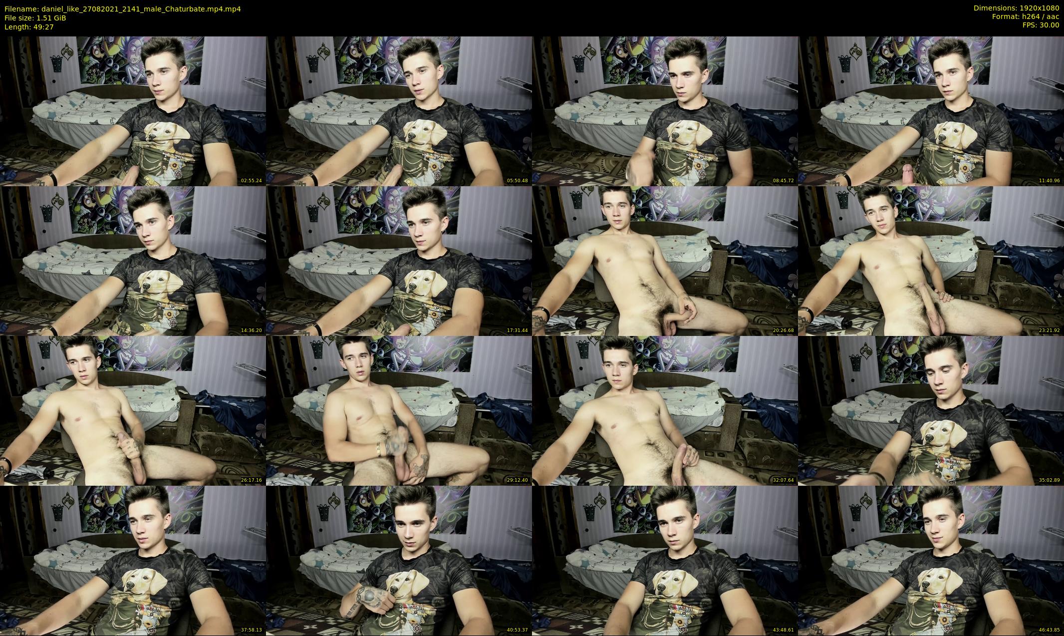 daniel_like — 50 minute Chaturbate male cam show recording, 1080p, Aug 27, 2021